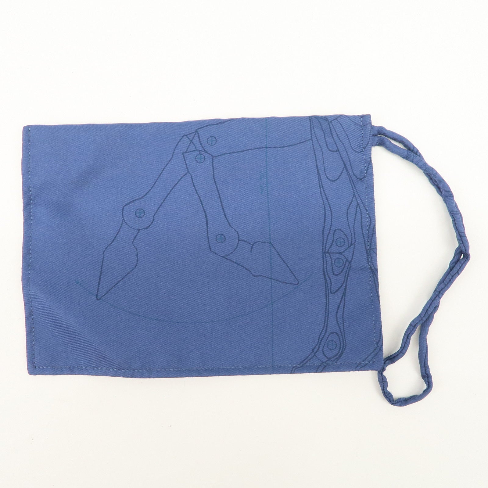 HERMS Silky City PM Silk Leather Shoulder Bag Crossbody Bag