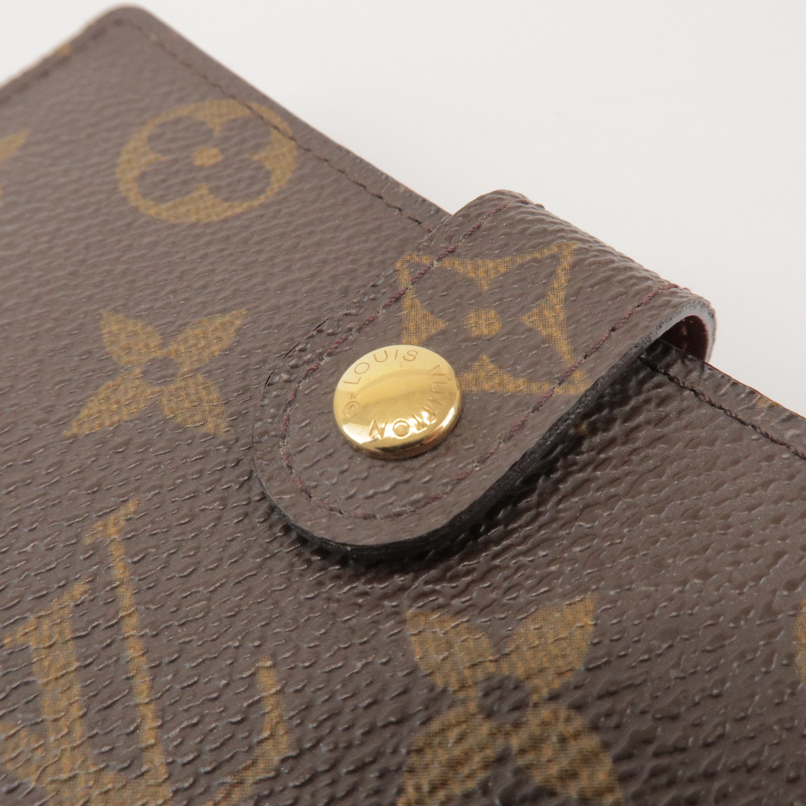 Louis Vuitton Monogram Agenda PM Planner Cover Brown R20005