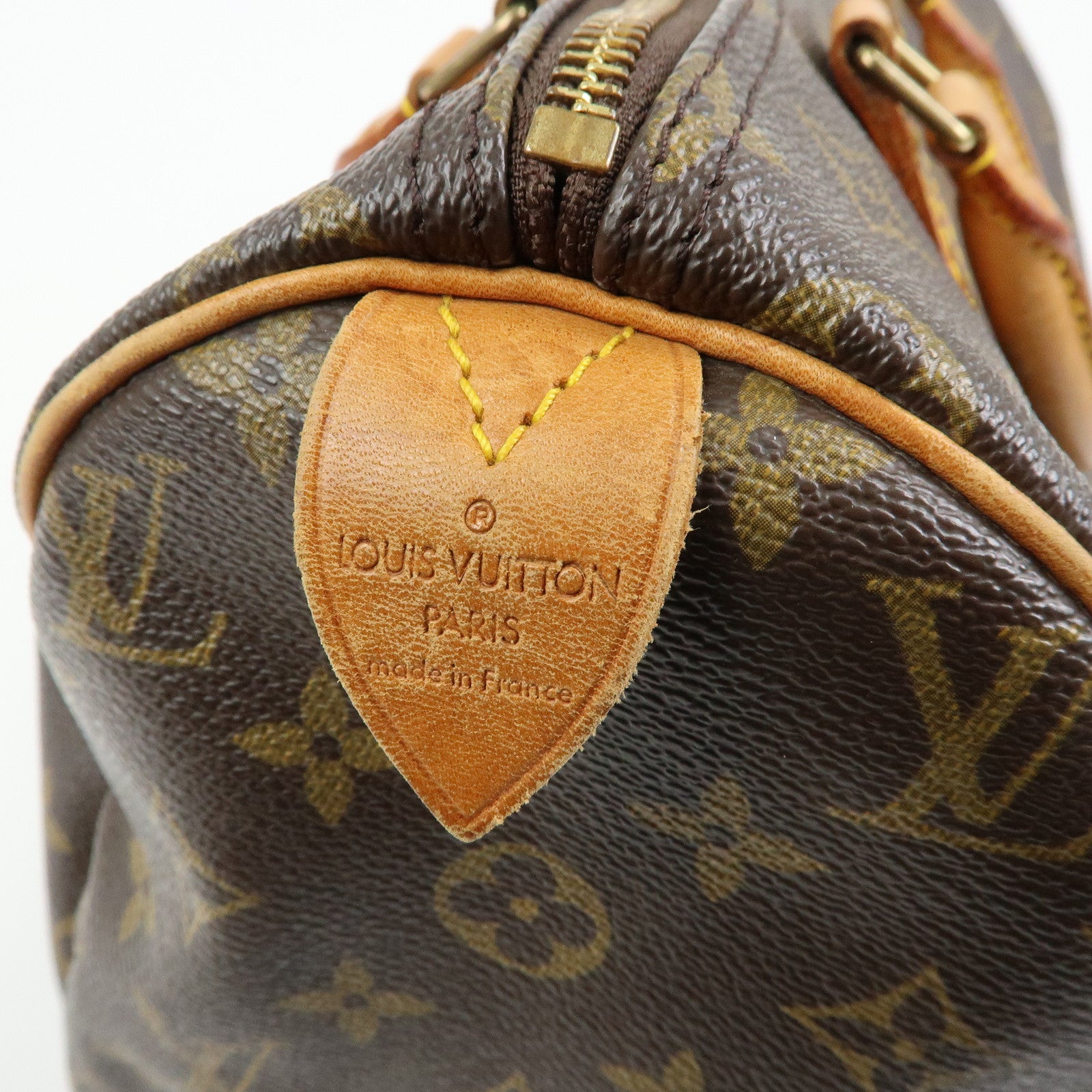 Louis Vuitton Monogram Speedy 30 Boston Bag Hand Bag Brown M41526