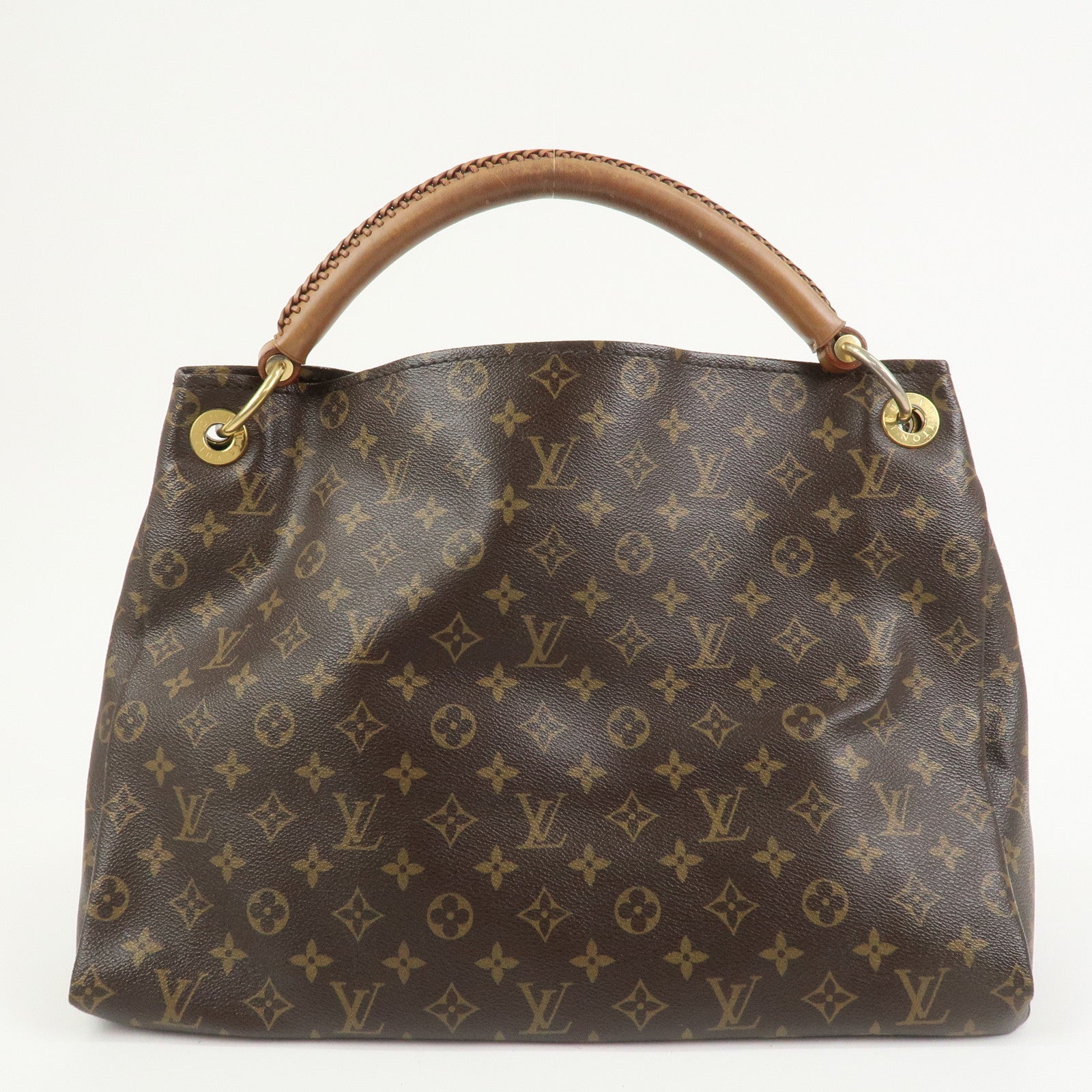 Louis Vuitton Monogram Artsy MM Shoulder Bag Brown M40249