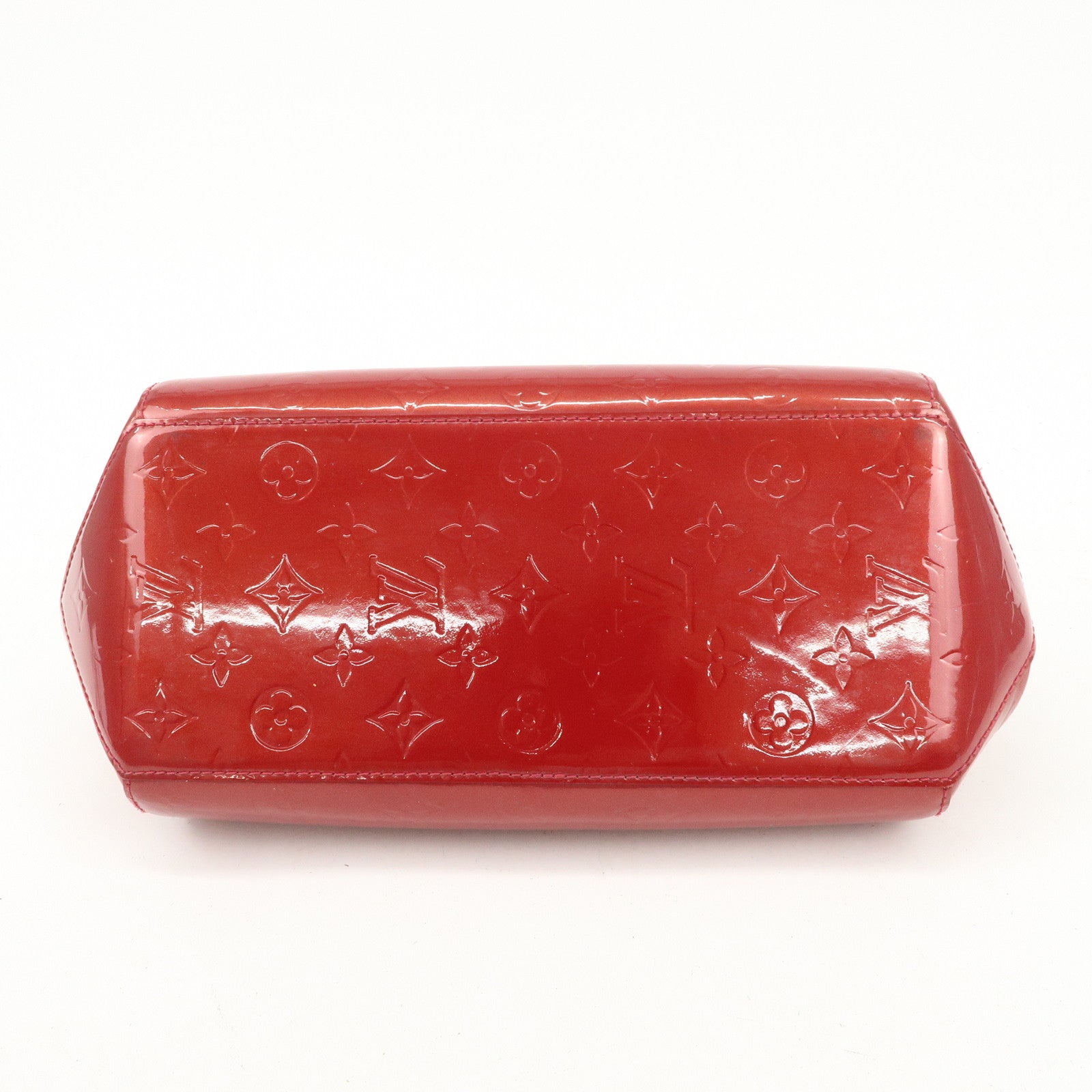 Louis Vuitton Monogram Vernis Sherwood PM Hand Bag Pomme d'Amour VI0131 Used