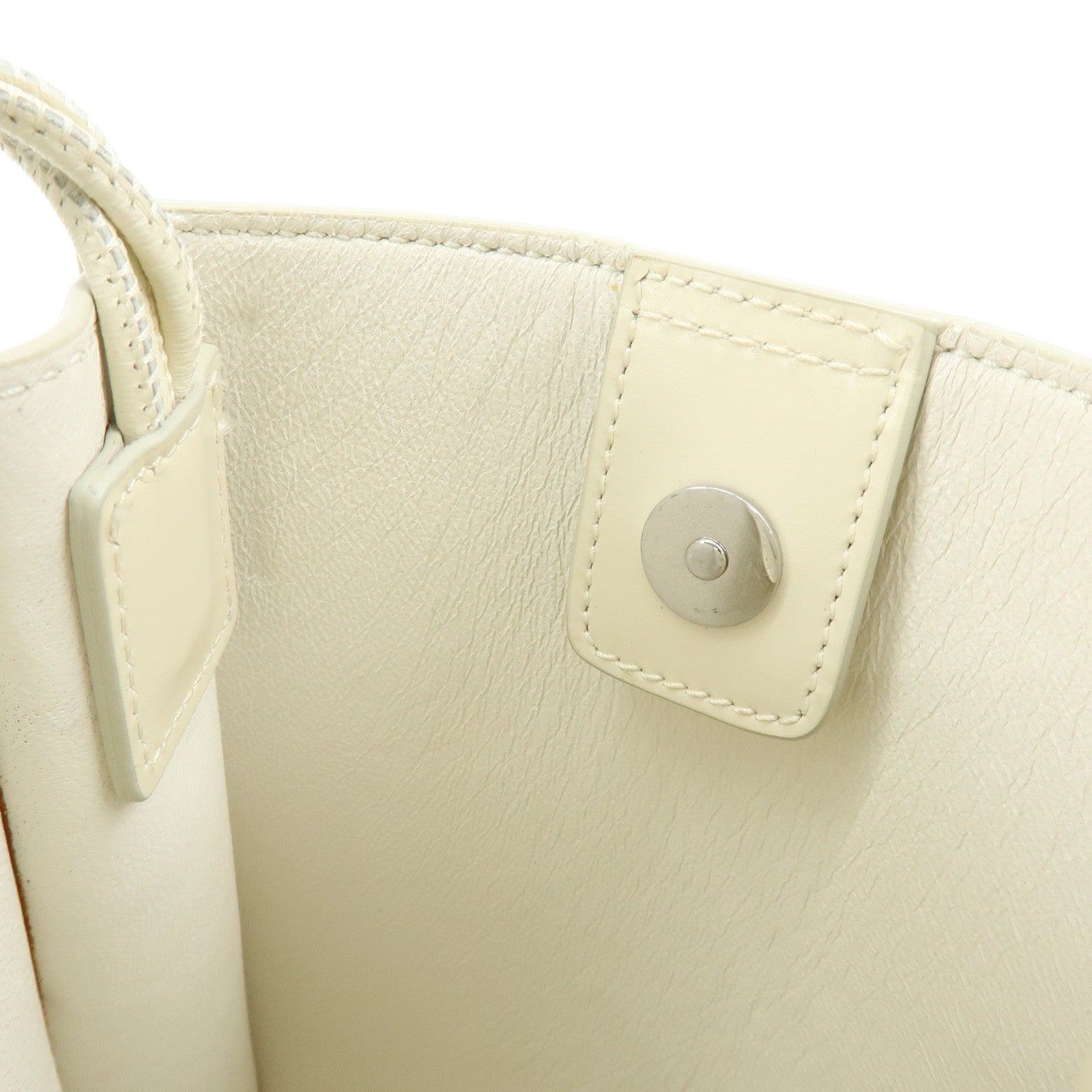 JIL SANDER Leather Shoulder Bag Crossbody Bag Ivory