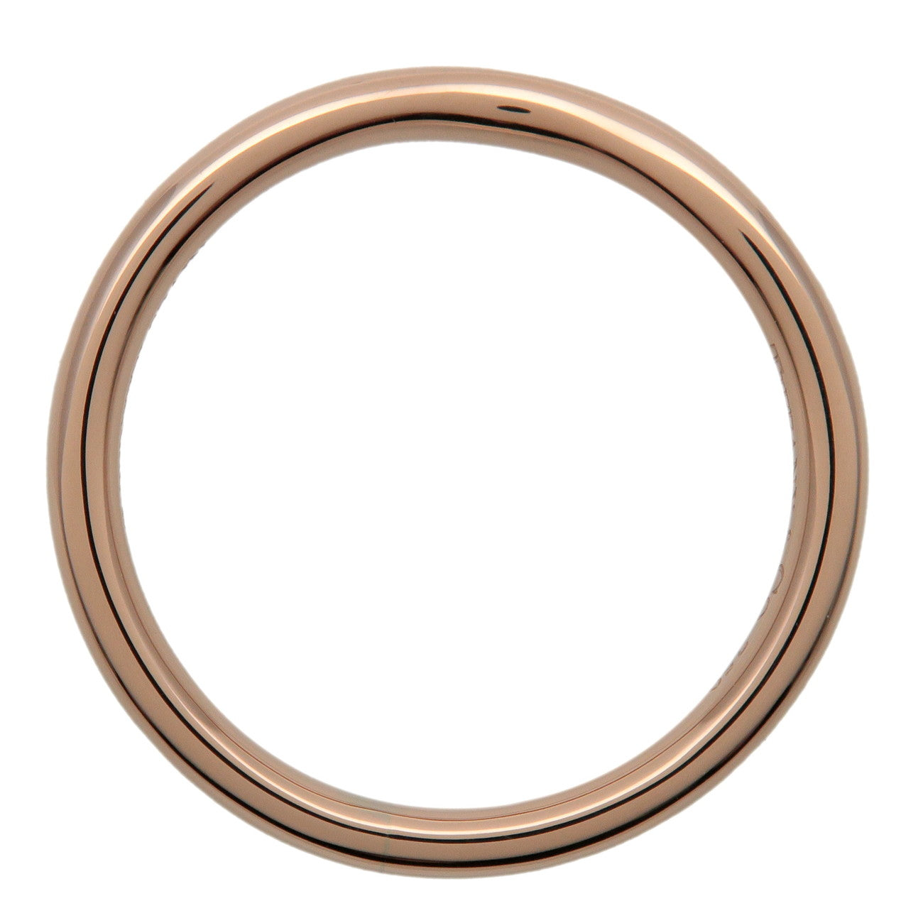 Tiffany & Co Curved Band 1P Diamond Ring 750PG Rose Gold US5.5 EU50
