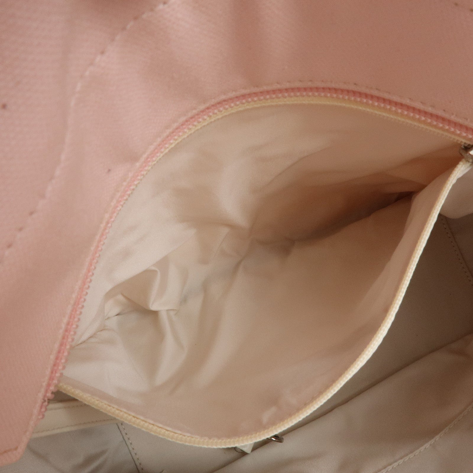 CHANEL Paris Biarritz PM Canvas Leather Tote Bag Pink A34208