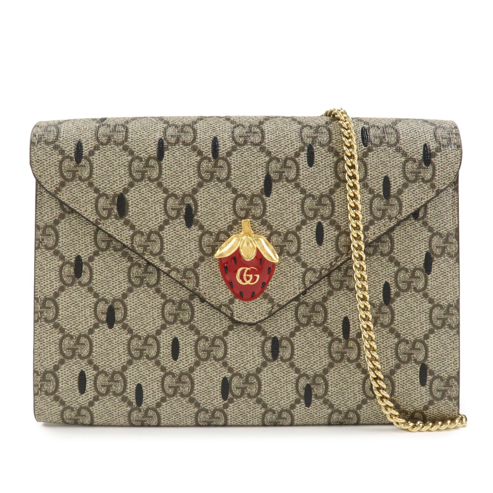GUCCI GG Supreme GG Marmont Hand Bag Shoulder Bag Beige 726249