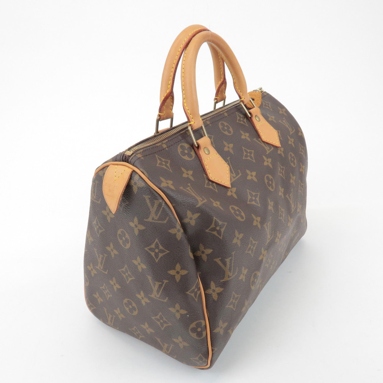 Louis Vuitton Monogram Speedy 30 Boston Bag Hand Bag Brown M41526