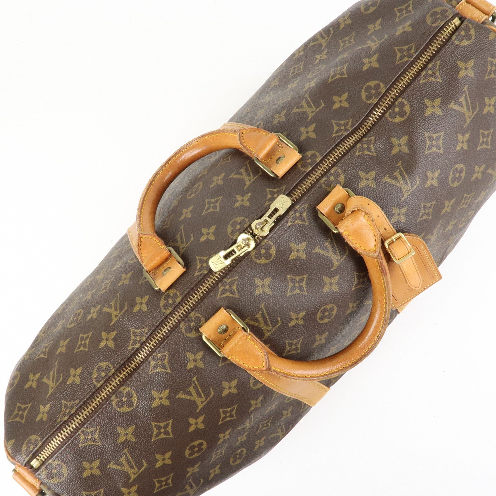 Louis Vuitton Monogram Keep All 50 Bandouliere Boston Bag M41416