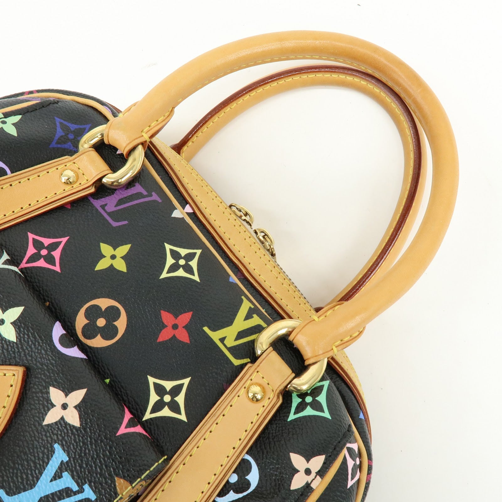 Louis Vuitton Monogram Multicolor Priscilla Hand Bag Noir M40097