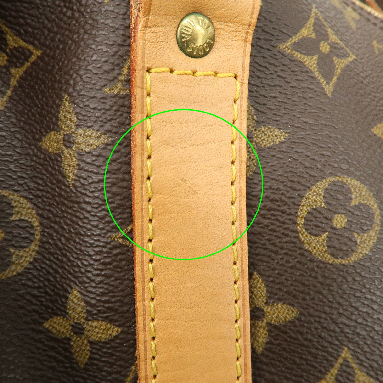 Louis Vuitton Monogram Keep All Bandouliere 60 Boston Bag M41412 Used