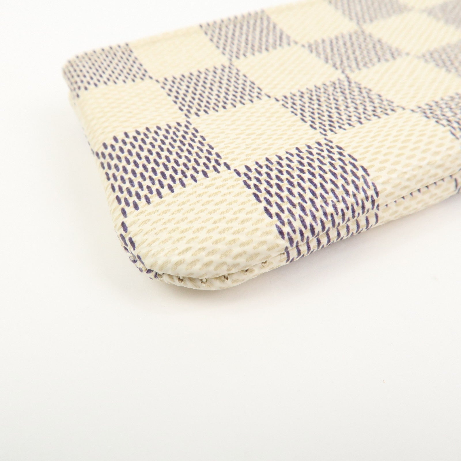 Louis Vuitton Damier Azur Pochette Cles Coin Case N62659