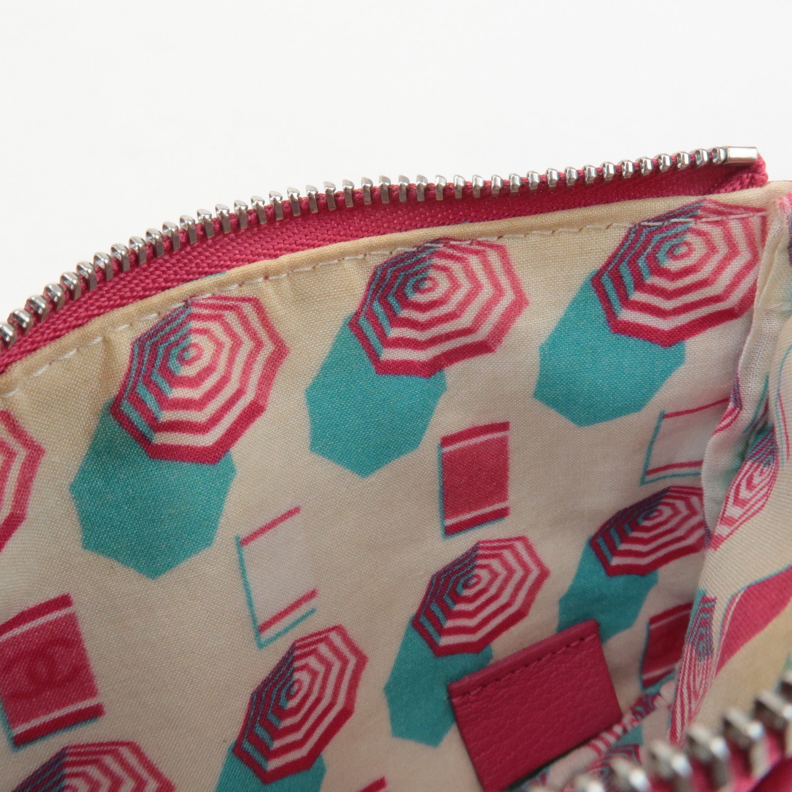 CHANEL COCO Mark Caviarskin Pouch Cosmetic Pouch Pink Used