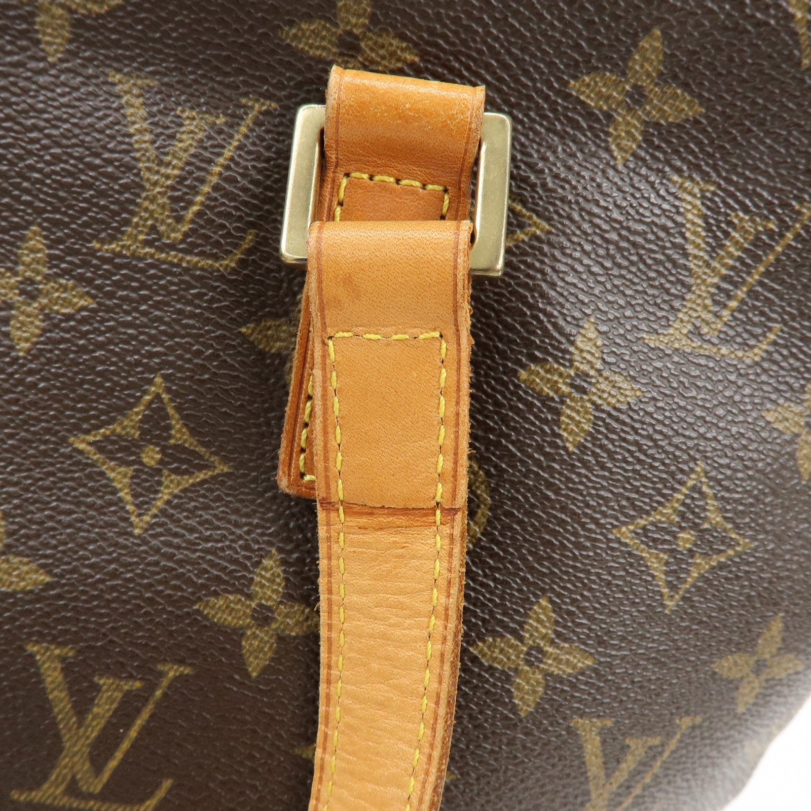 Louis Vuitton Monogram Cabas Piano Tote Bag Hand Bag Brown M51148