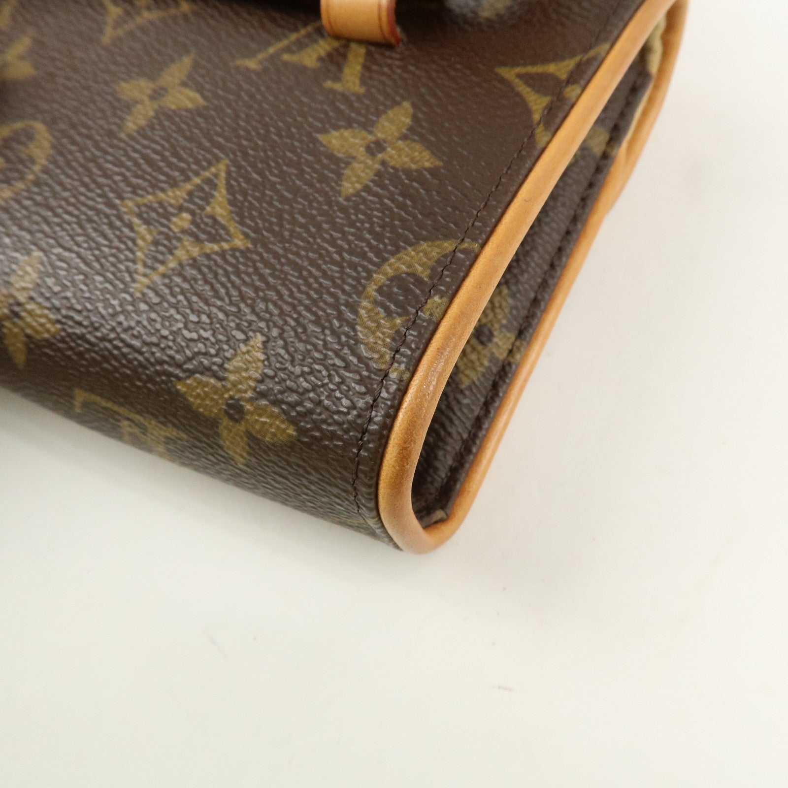 Louis Vuitton Monogram Pochette Florentine Waist Bag Belt XS M51855 Used