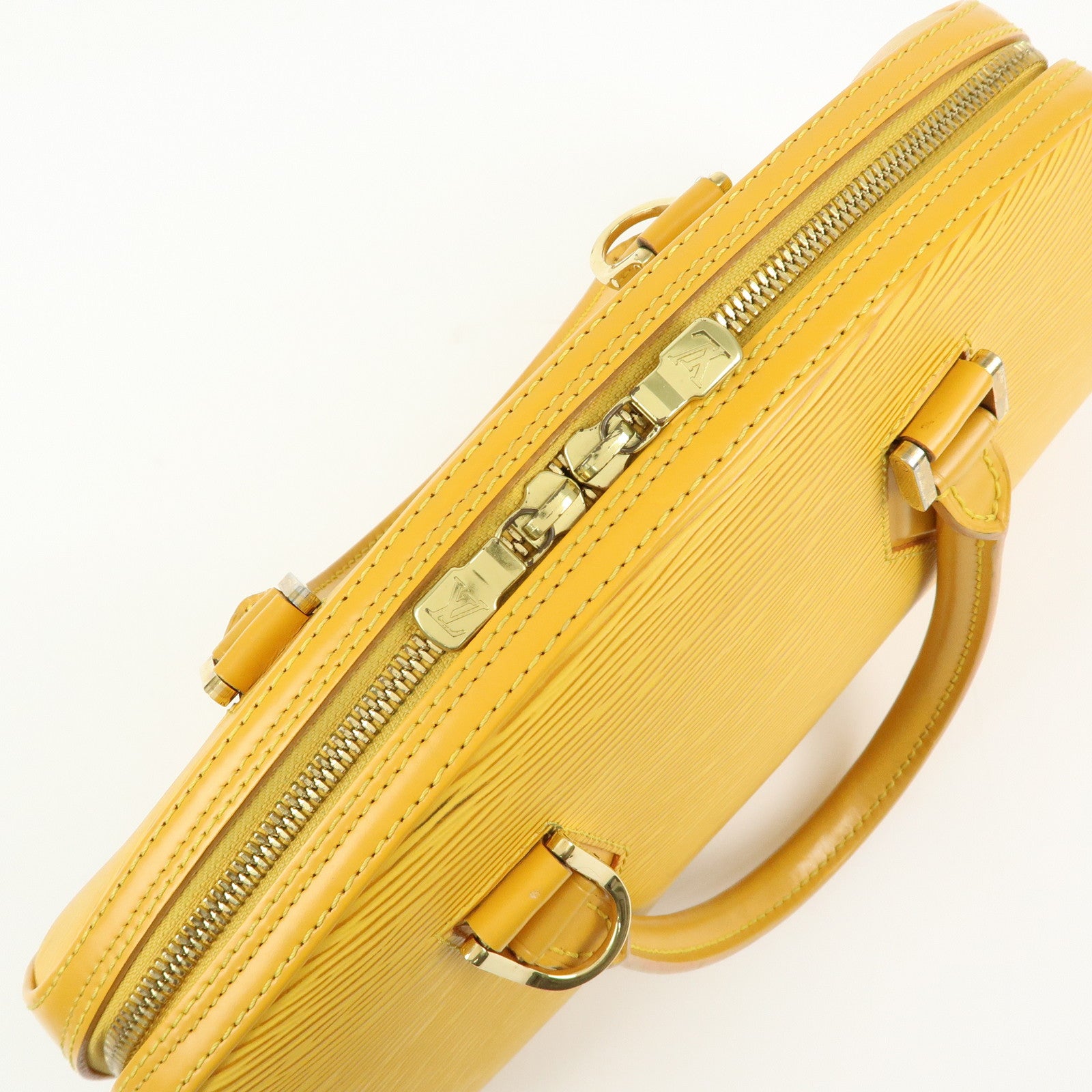 Louis Vuitton Epi Jasmine Boston Hand Bag Tassilli Yellow M52089