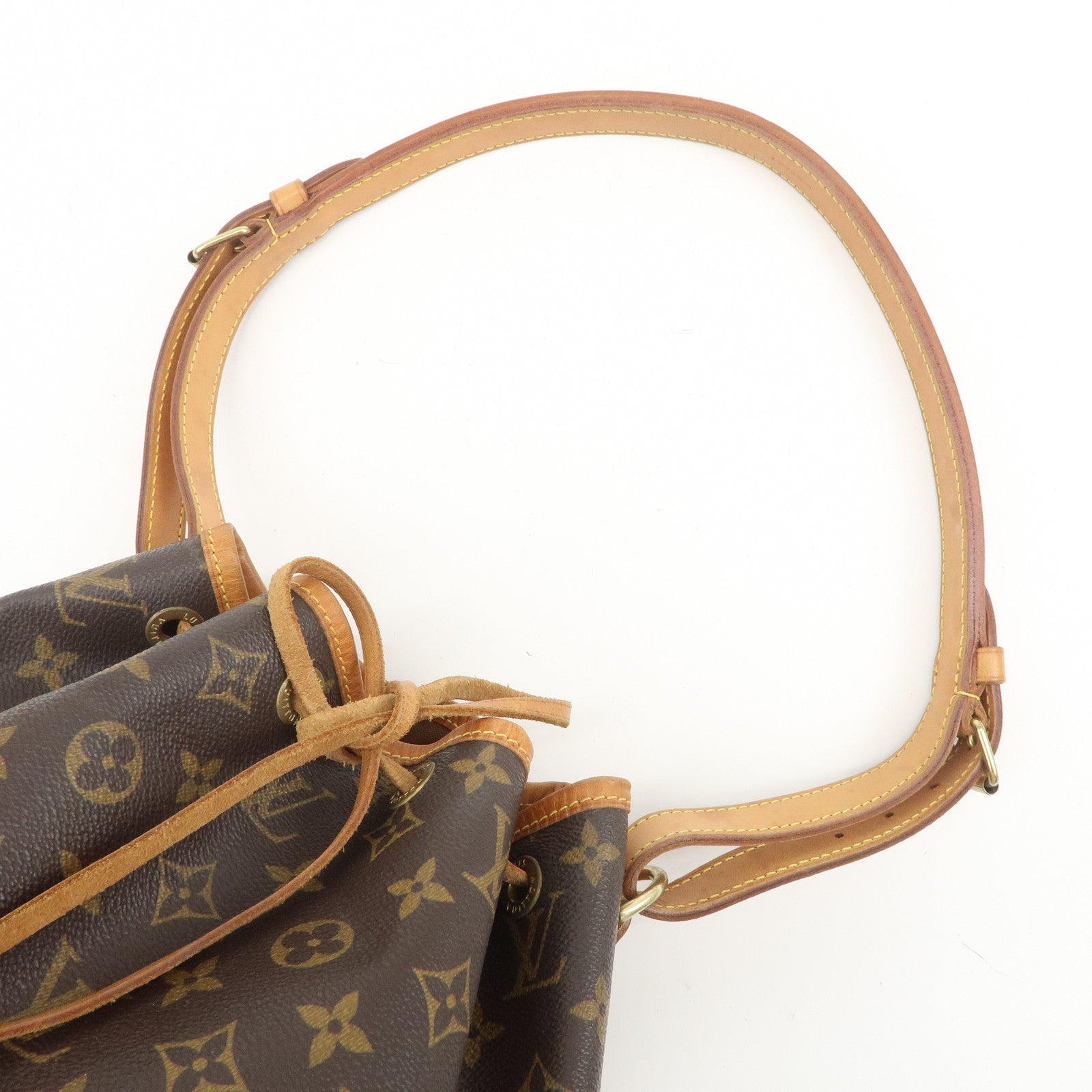Louis Vuitton Monogram Petit Noe Shoulder Bag Brown M42226