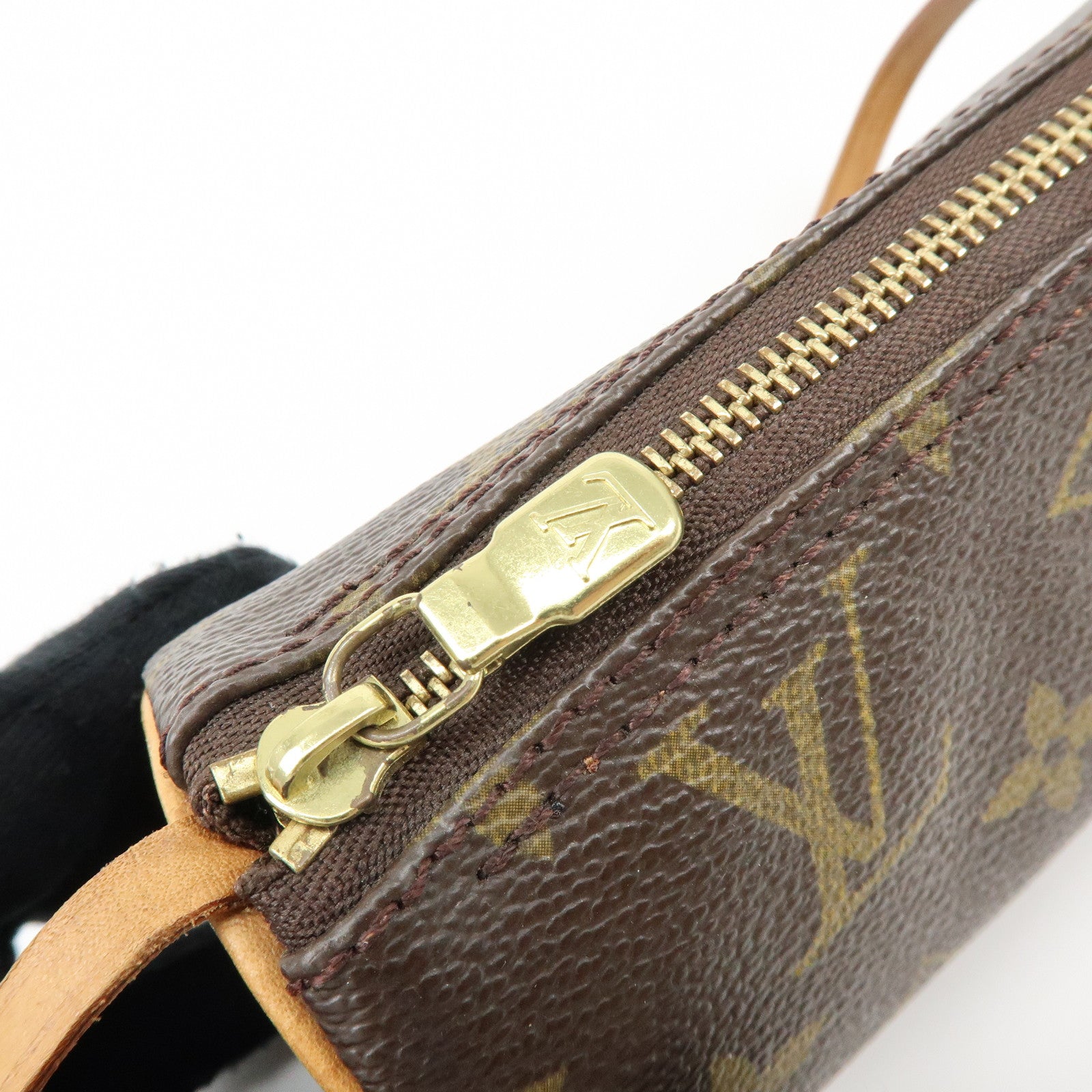 Louis Vuitton Monogram Mini Pouch for Papillon Bag Brown