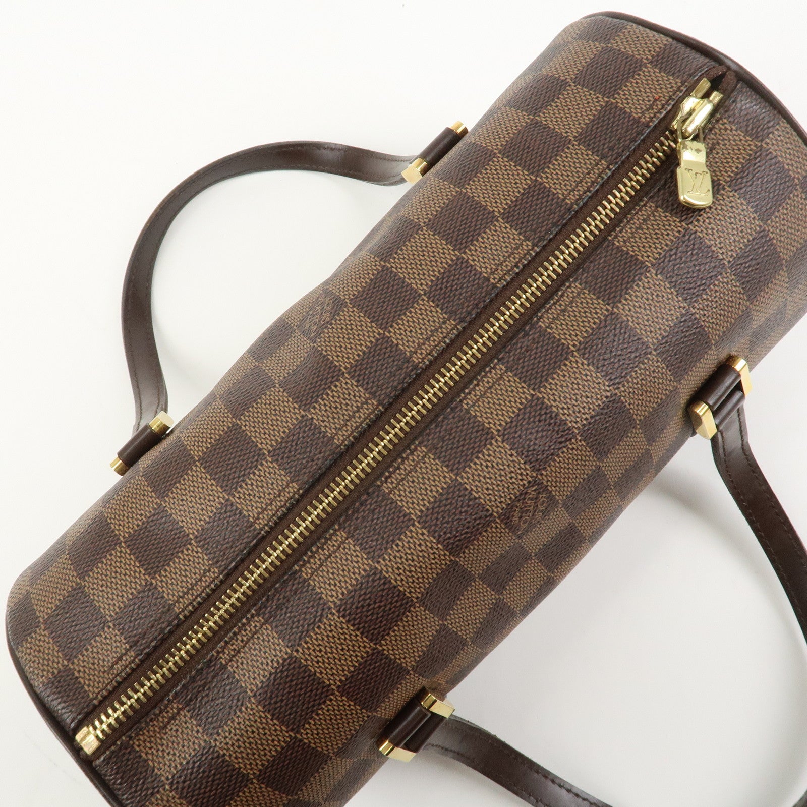 Louis Vuitton Damier Ebene Papillon 26 Hand Bag Brown N51304