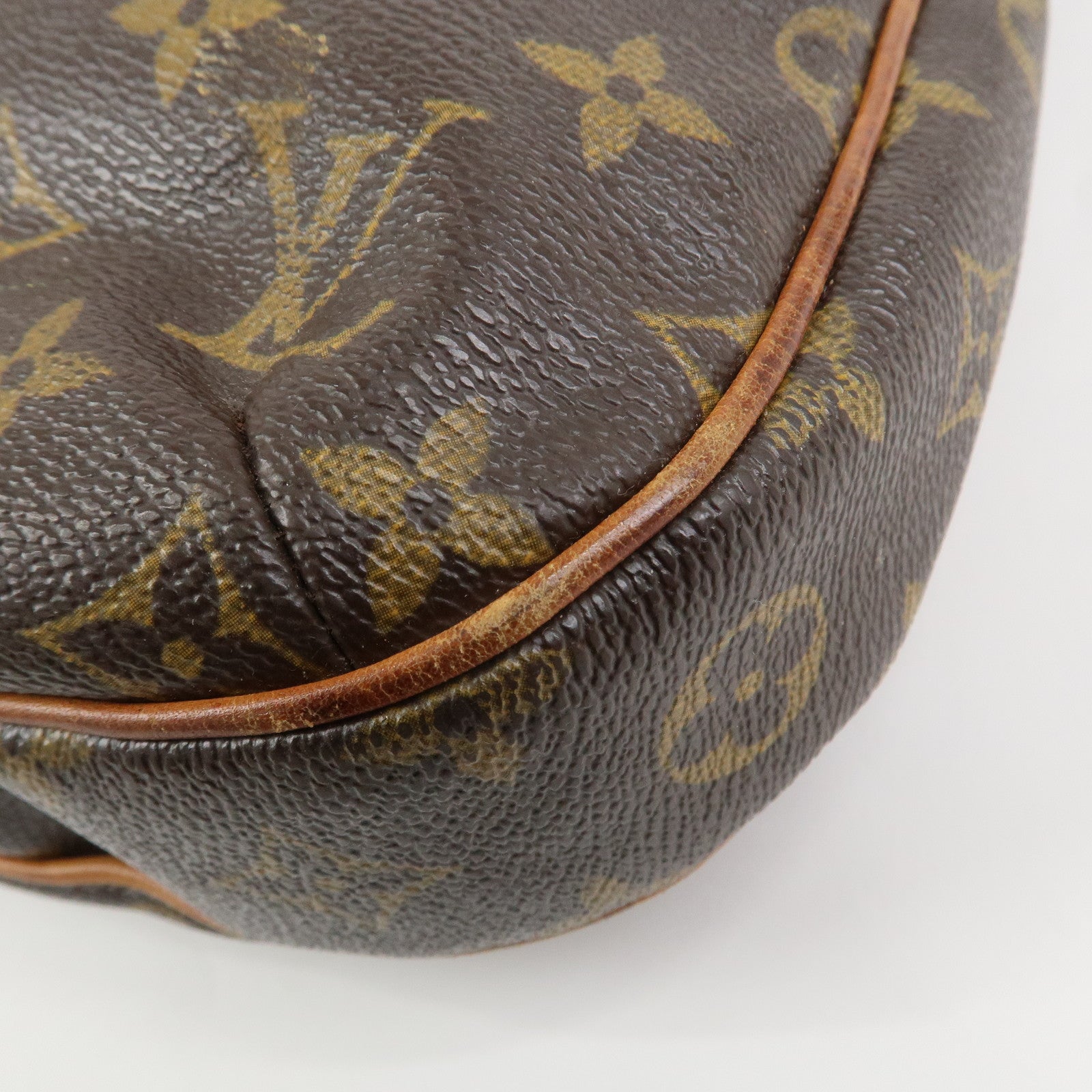 Louis Vuitton Monogram Odeon MM Shoulder Bag Brown M56389