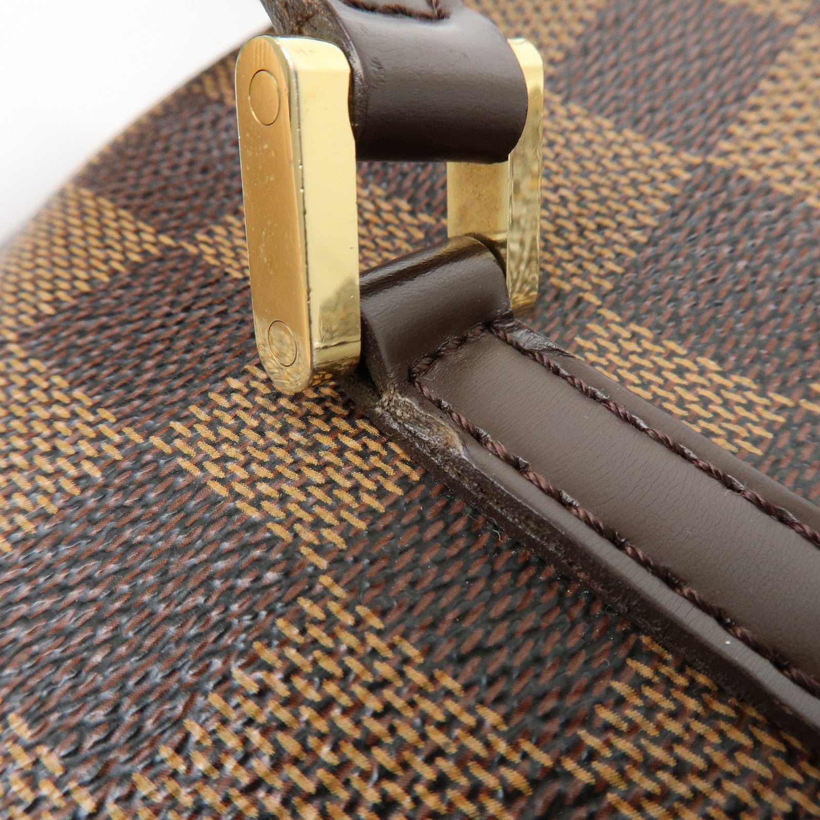 Louis Vuitton Damier Ebene Papillon 30 Hand Bag Brown N51303