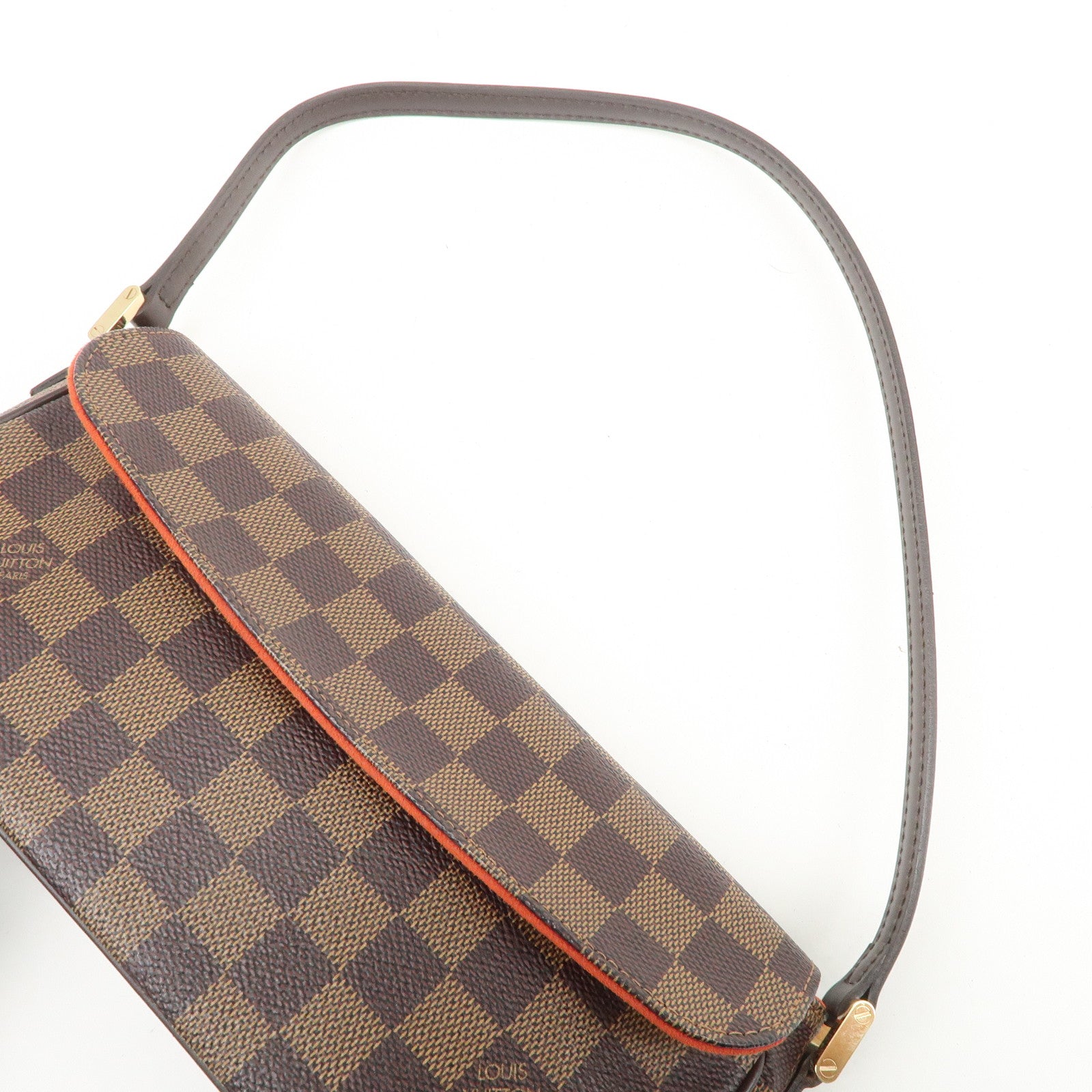 Louis Vuitton Damier Recoleta Shoulder Bag Ebene M51299