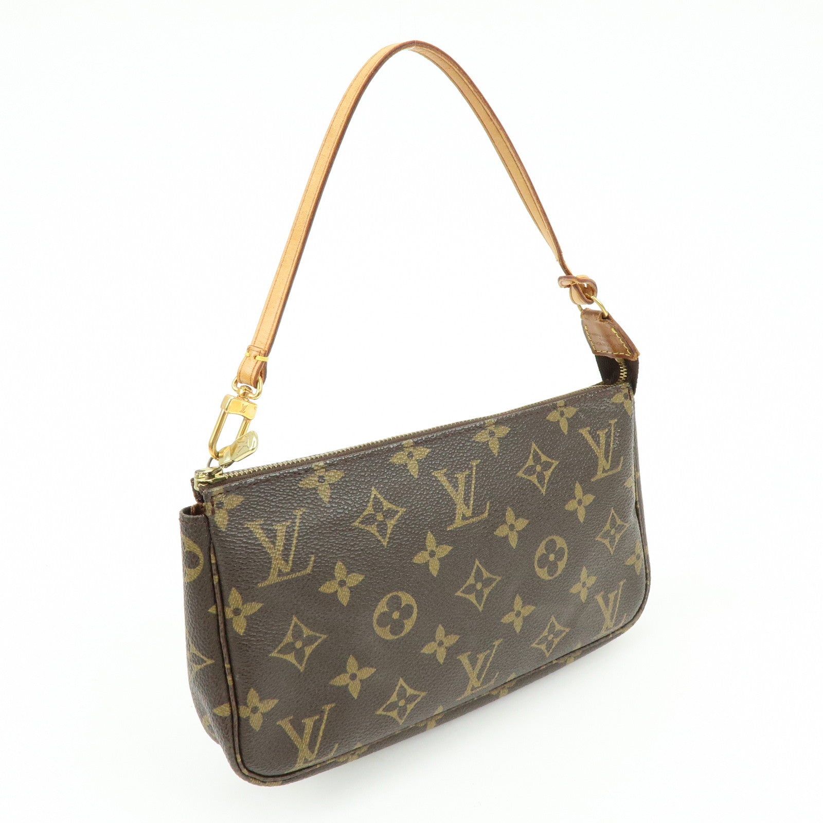 Louis Vuitton Monogram Pochette Accessoires Pouch Hand Bag M51980
