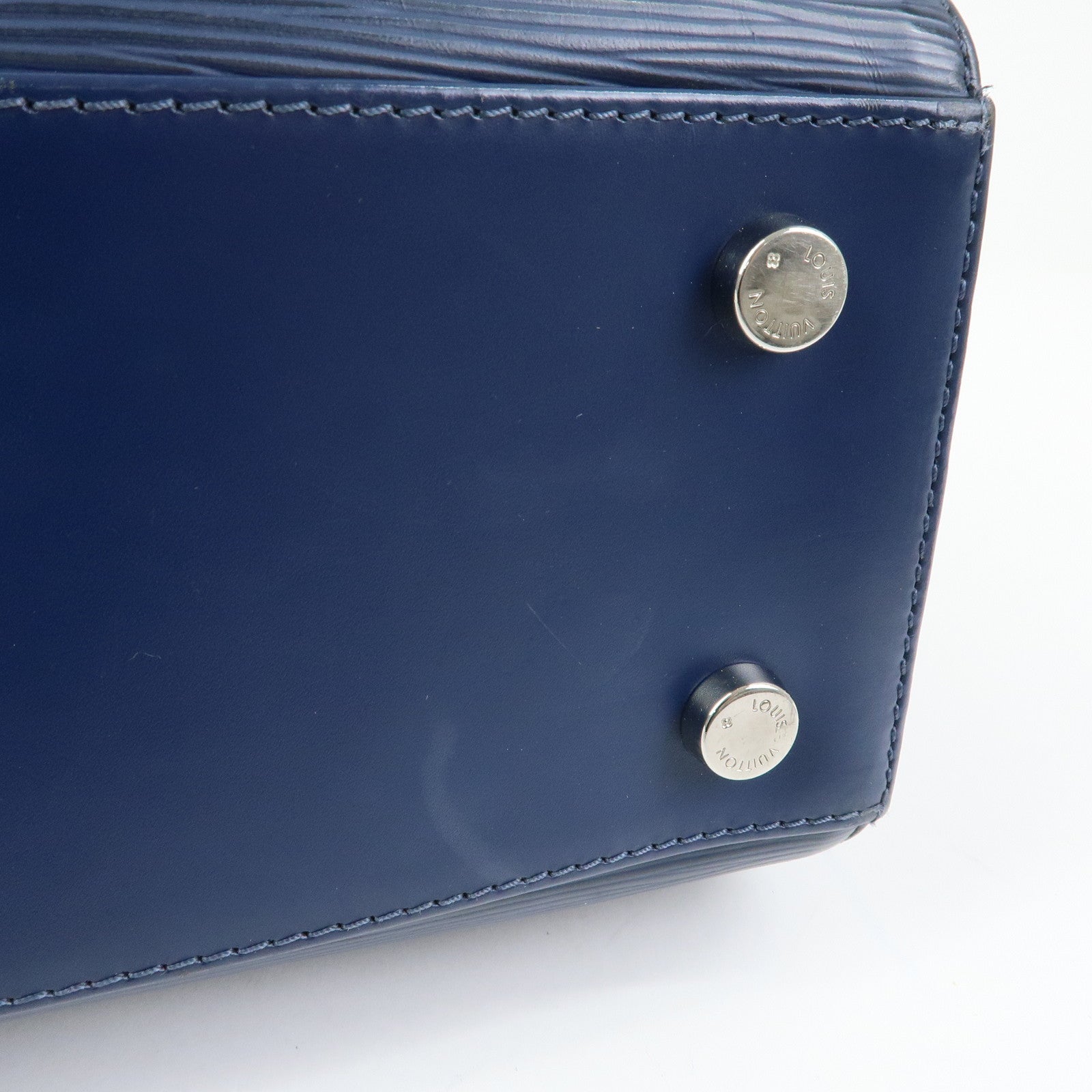 Louis Vuitton Epi Brea MM 2Way Bag Hand Bag Indigo M40821