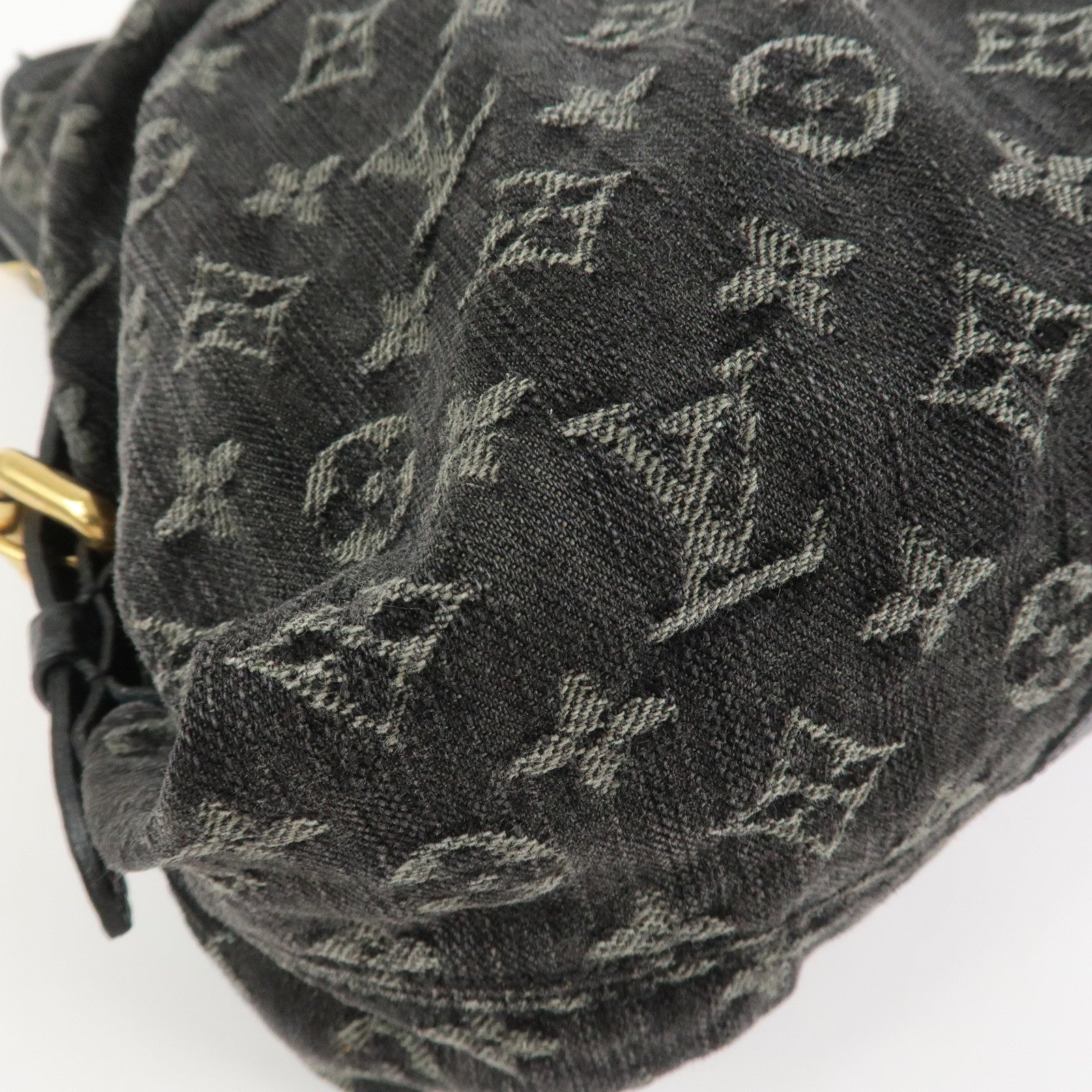 Louis Vuitton Monogram Denim Neo Cabby MM 2Way Bag Noir M95351