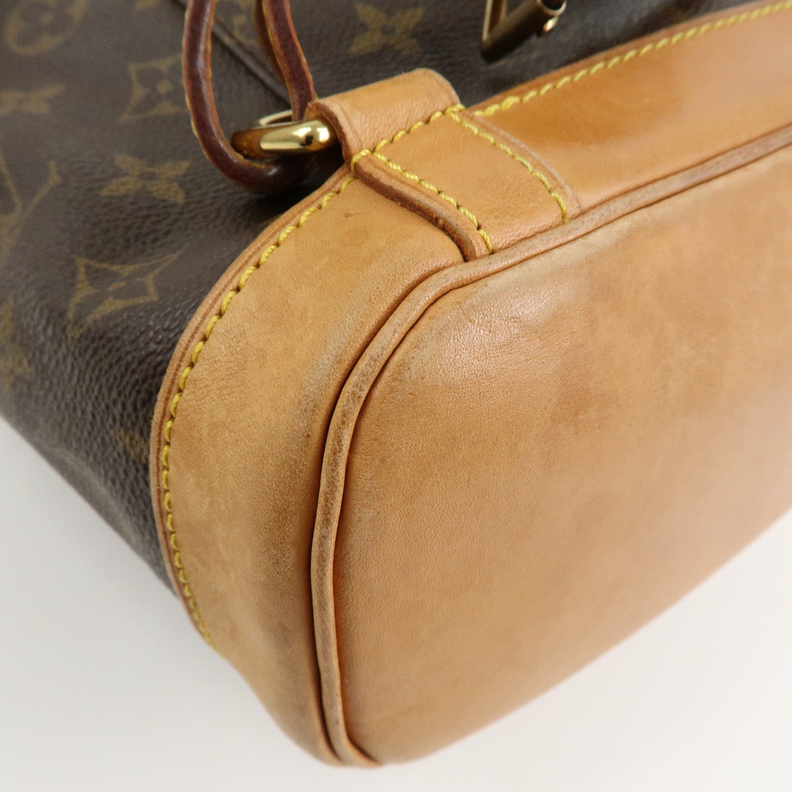 Louis Vuitton Monogram Canvas Montsouris MM Backpack Brown M51136 Used