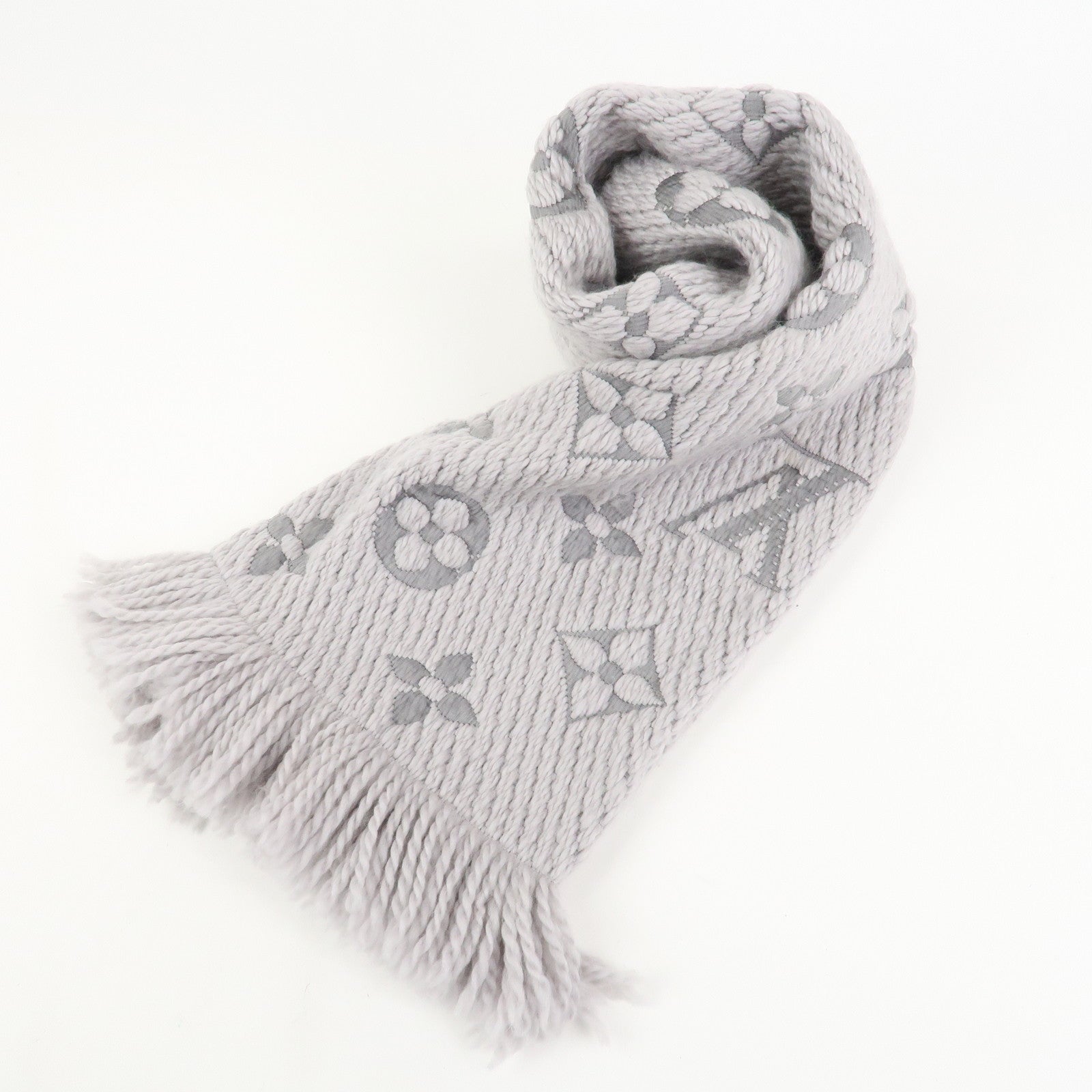 Louis Vuitton Monogram Echarpe Logomania Scarf Griperl M74742