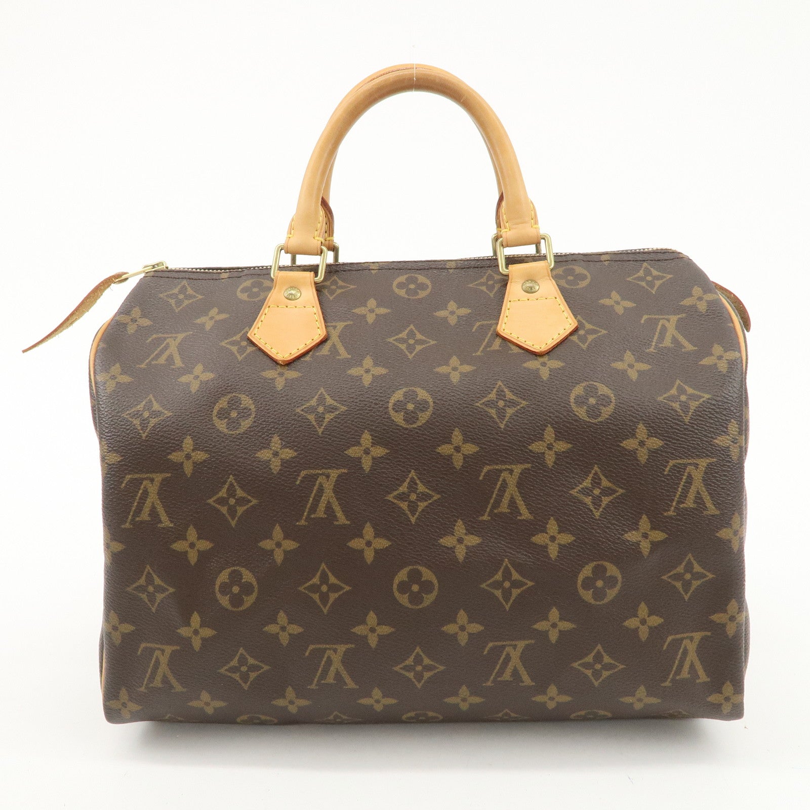 Louis Vuitton Monogram Speedy 30 Hand Bag Boston Bag M41526 Used