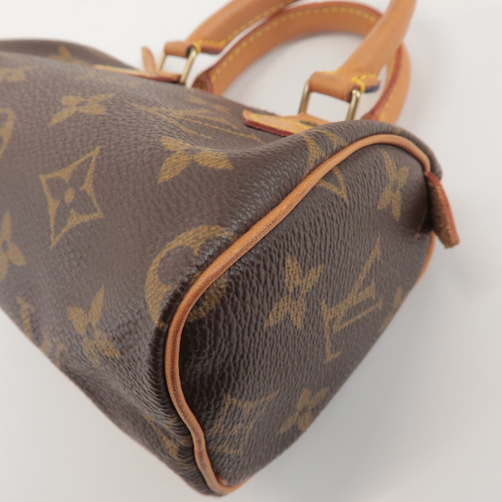 Louis Vuitton Monogram Mini Speedy Hand Bag & Shoulder Strap M41534