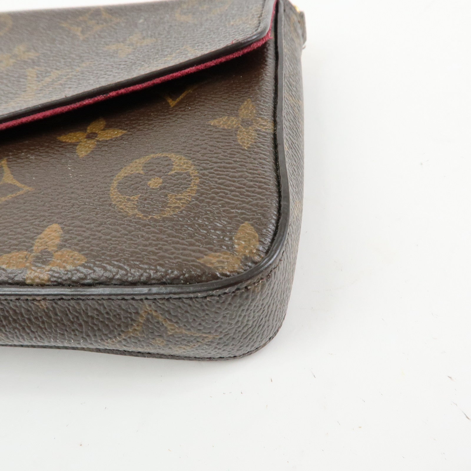 Louis Vuitton Monogram Pochette Felicie Shoulder Bag Brown M61276