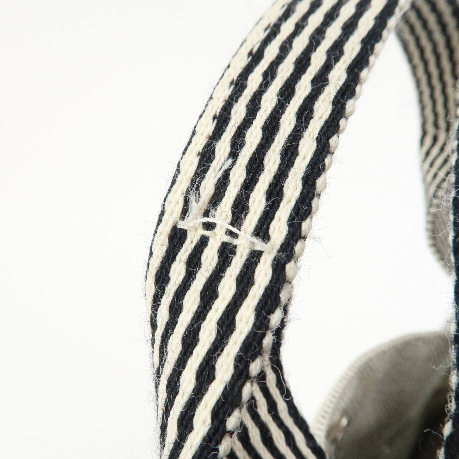 HERMES New Fourre Tout MM Canvas Tote Bag Hand Bag Gray