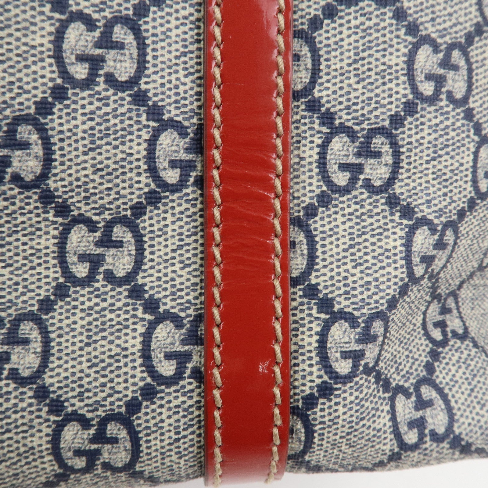 GUCCI JOY Collection GG Supreme PVC Patent Leather Tote Bag 197953