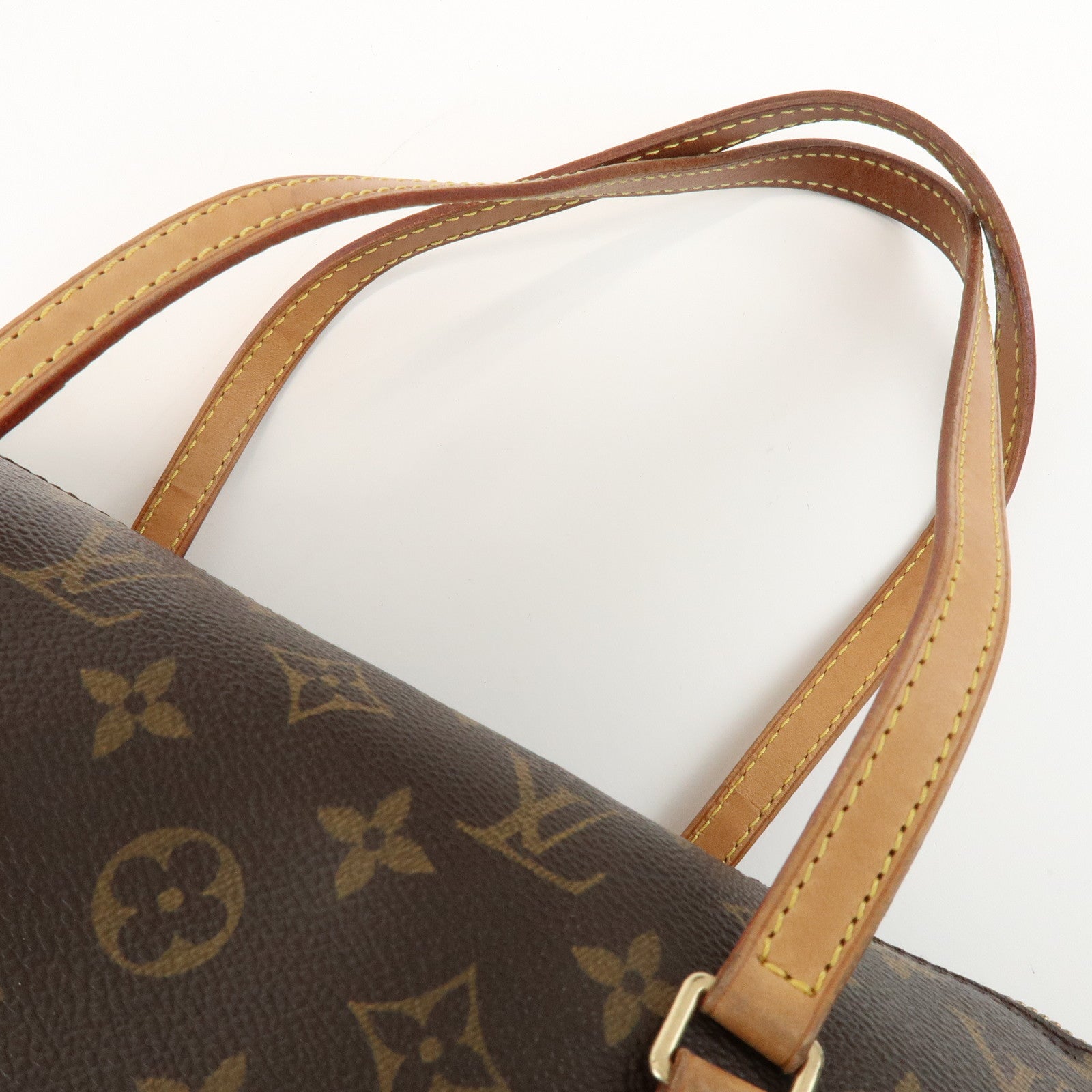 Louis Vuitton Monogram Papillon 30 Hand Bag Brown M51385
