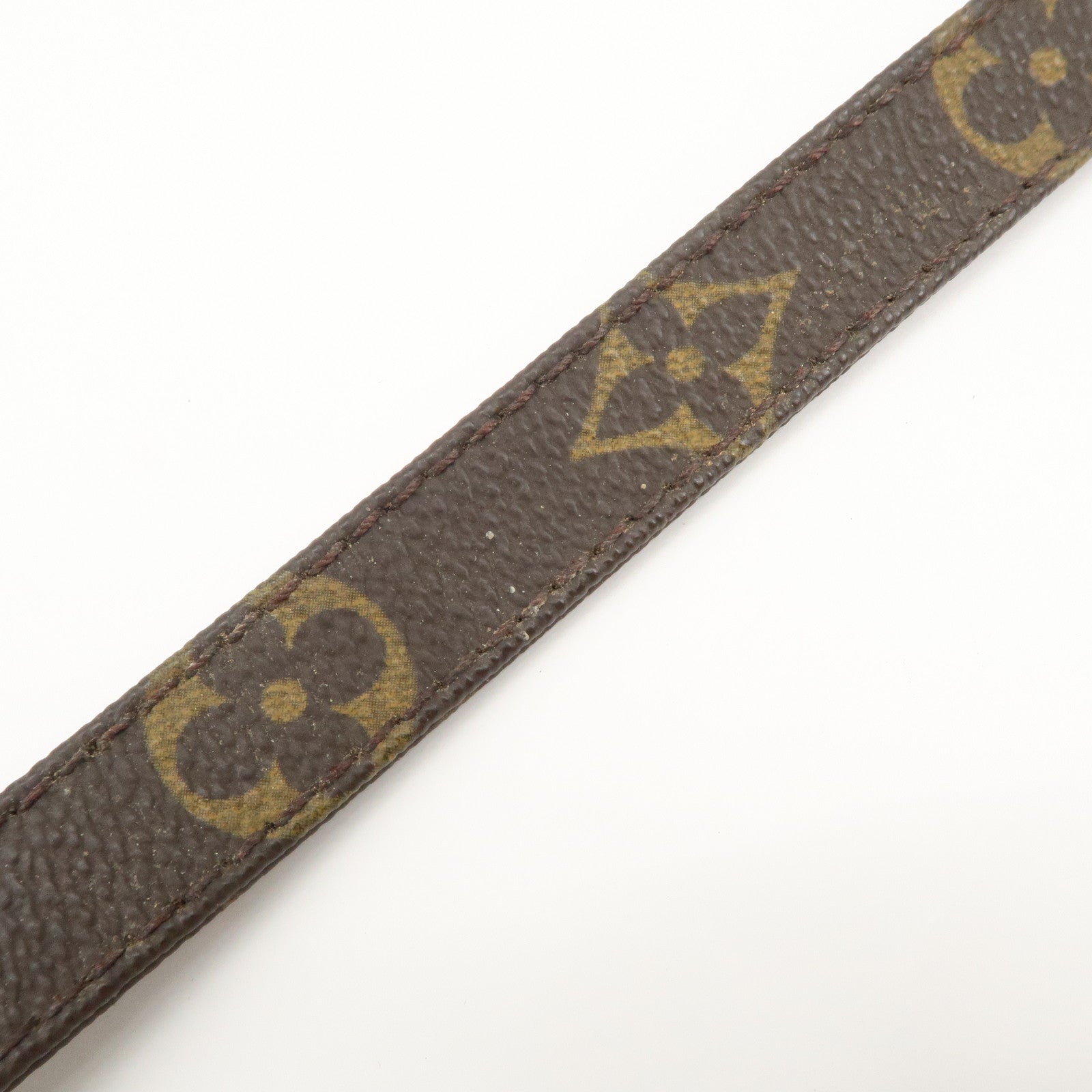 Louis Vuitton Monogram Canvas Shoulder Strap 100cm Brown J75011