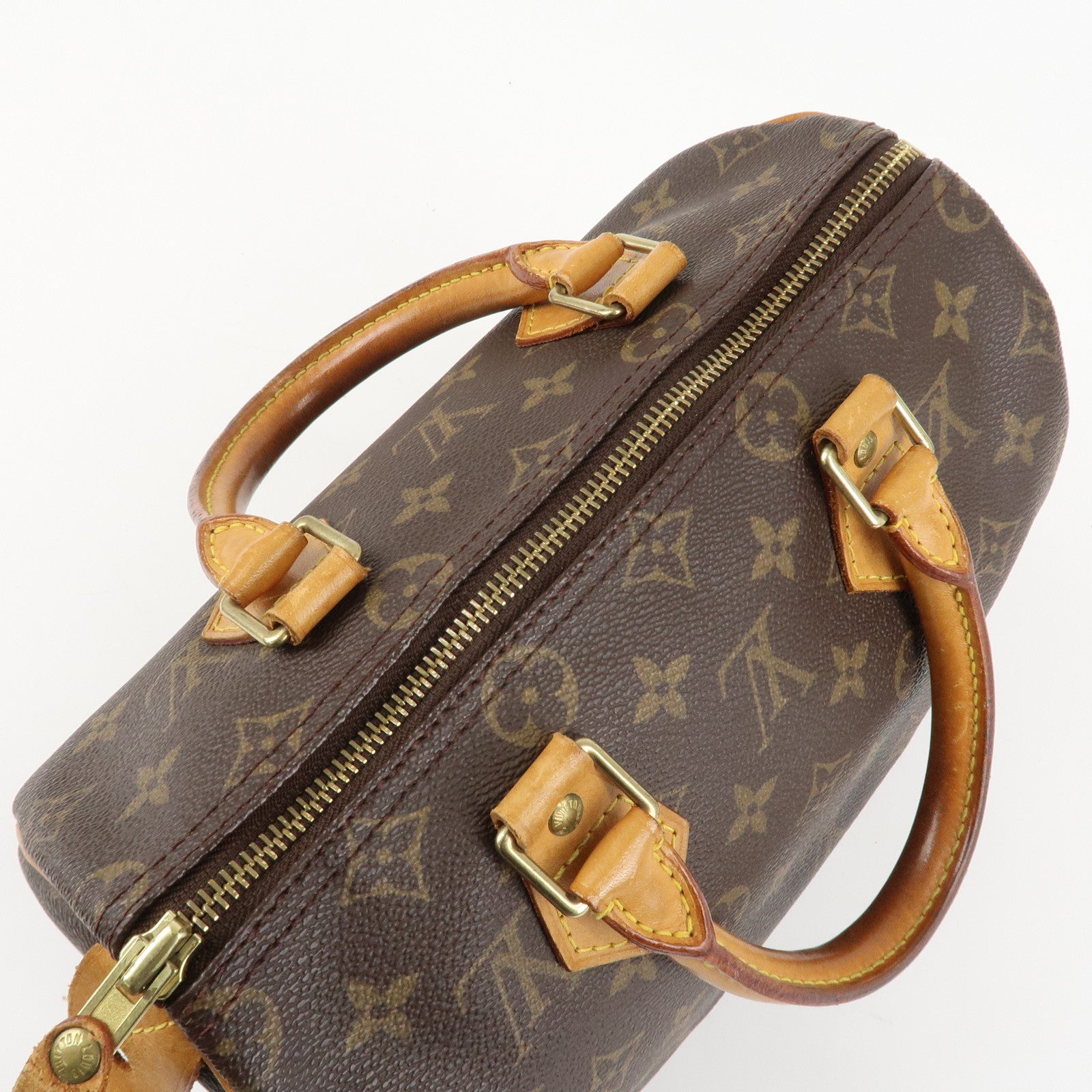 Louis Vuitton Monogram Speedy 25 Hand Bag Boston Bag M41528 Used