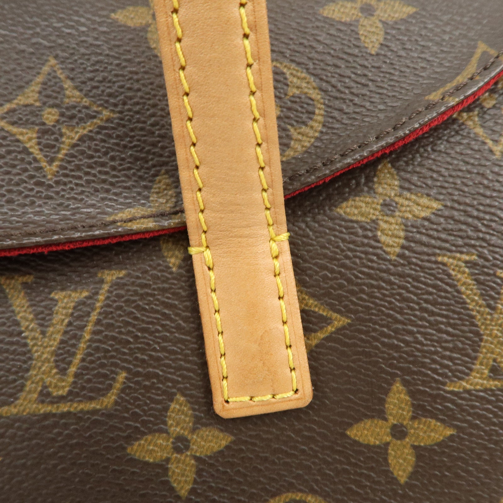 Louis Vuitton Monogram Sonatine Hand Bag Brown M51902