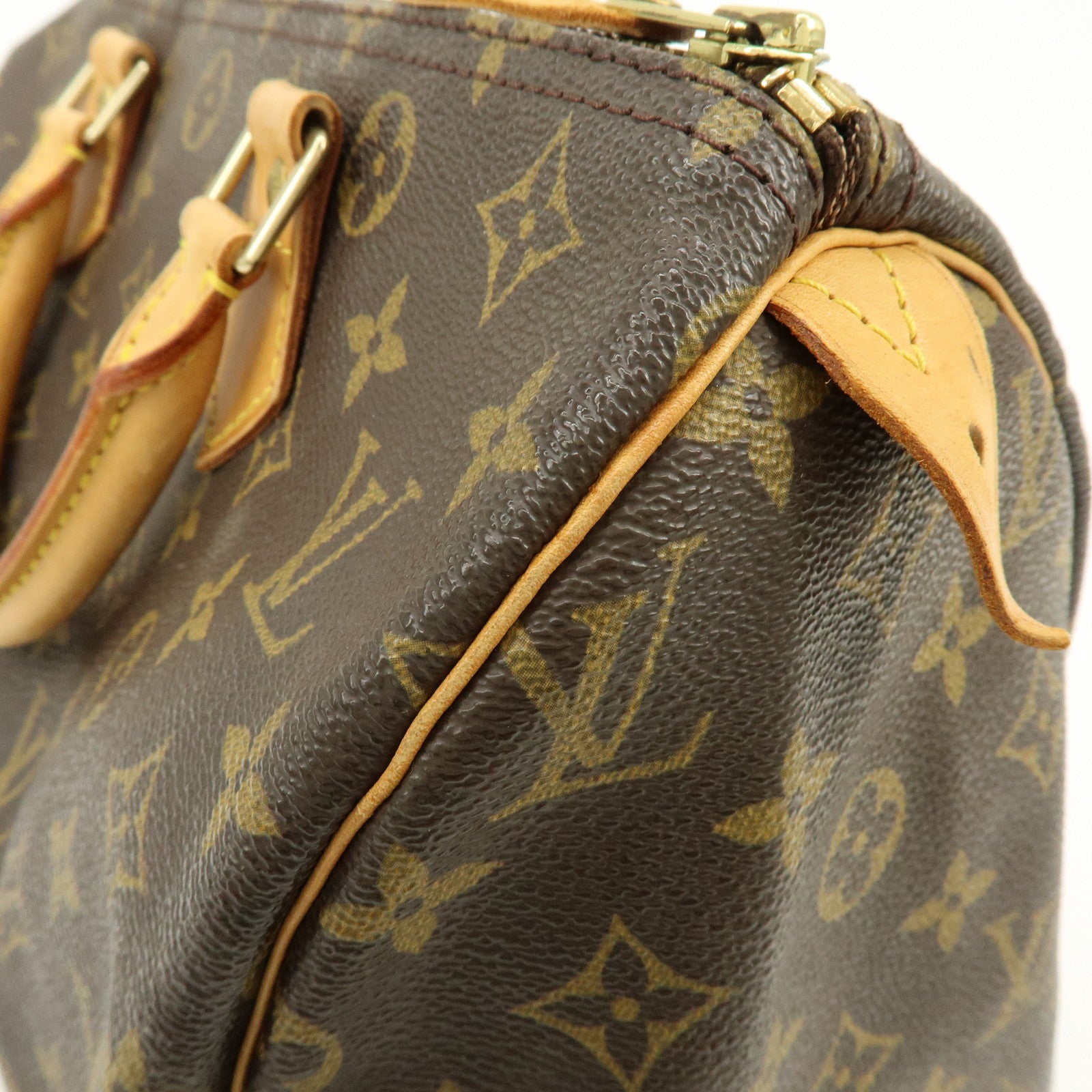 Louis Vuitton Monogram Speedy 30 Boston Bag Hand Bag Brown M41526