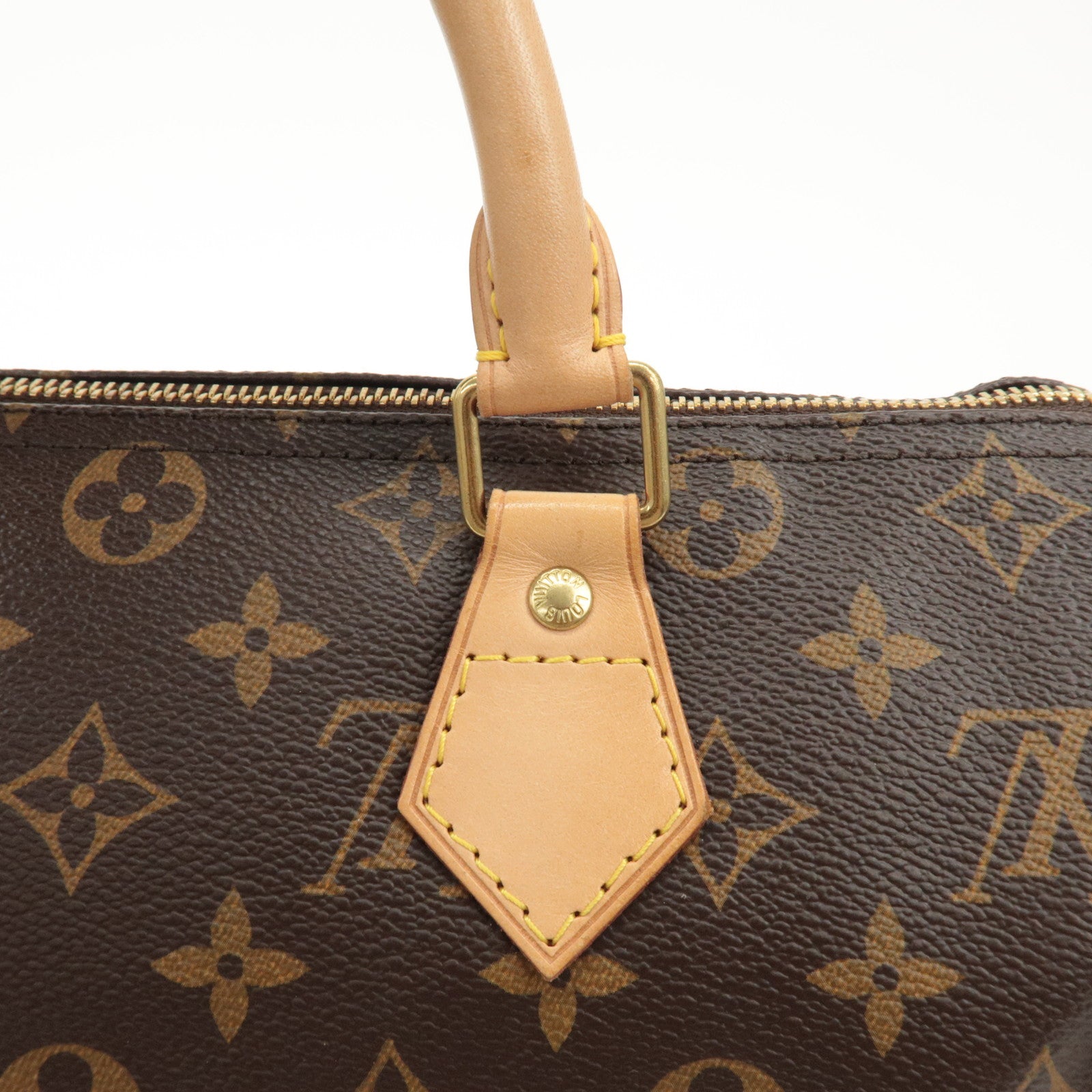 Louis Vuitton Monogram Speedy 30 Hand Bag Boston Bag M41526 Used