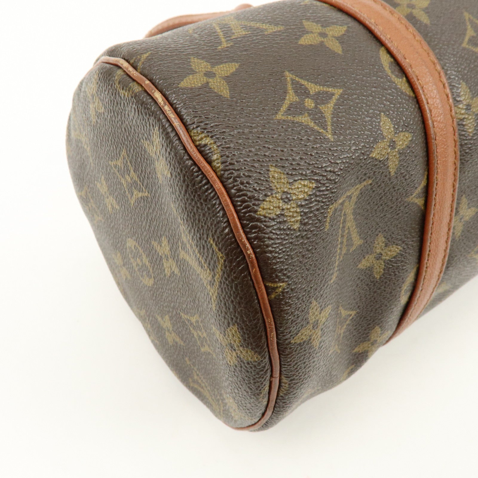 Louis Vuitton Monogram Papillon 30 Hand Bag Brown M51365