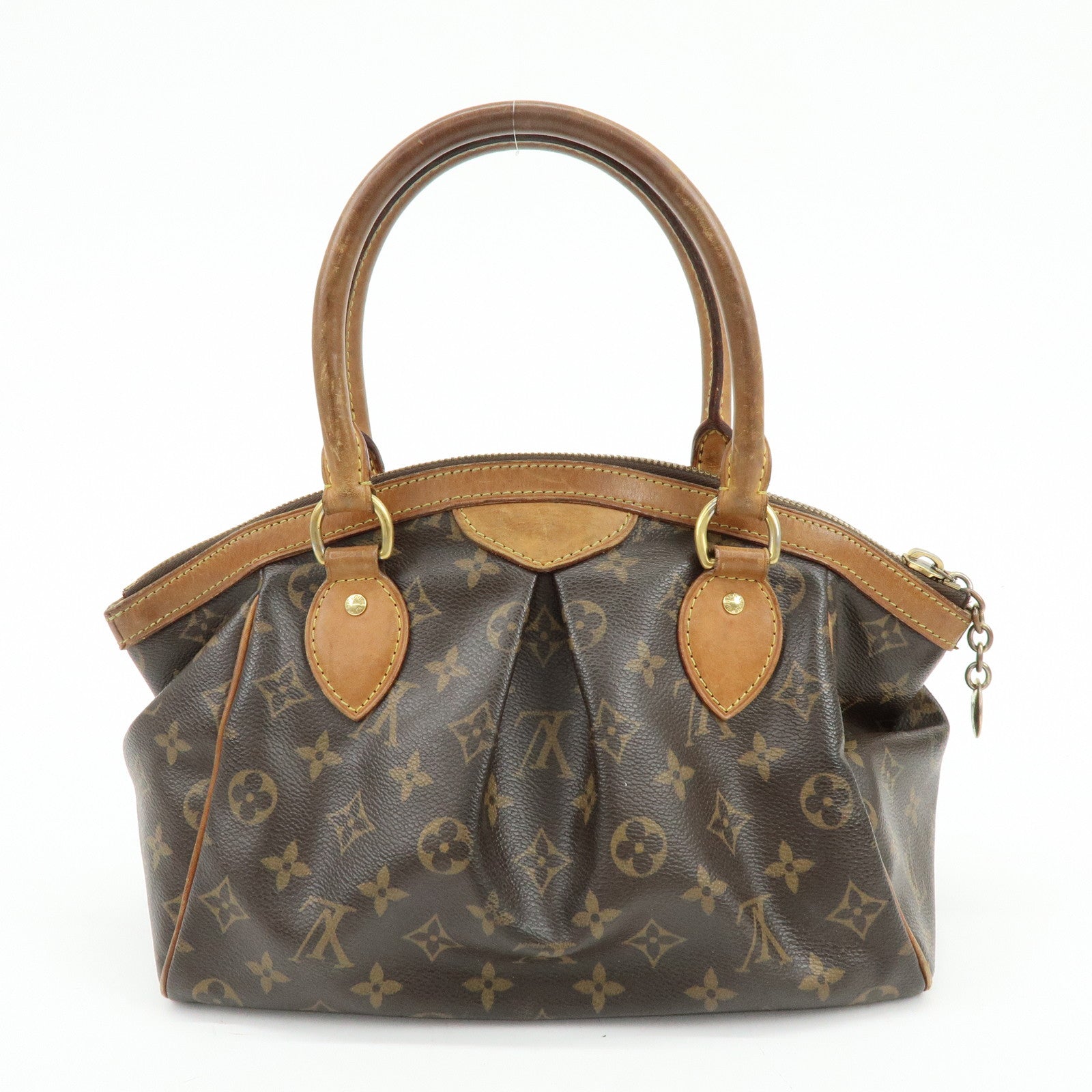 Louis Vuitton Monogram Tivoli PM Hand Bag Shoulder Bag Brown M40143