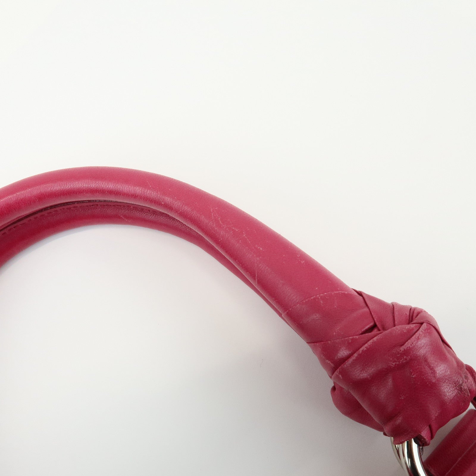 PRADA Nappa Leather Nylon Hand Bag Shoulder Bag Pink BR3994