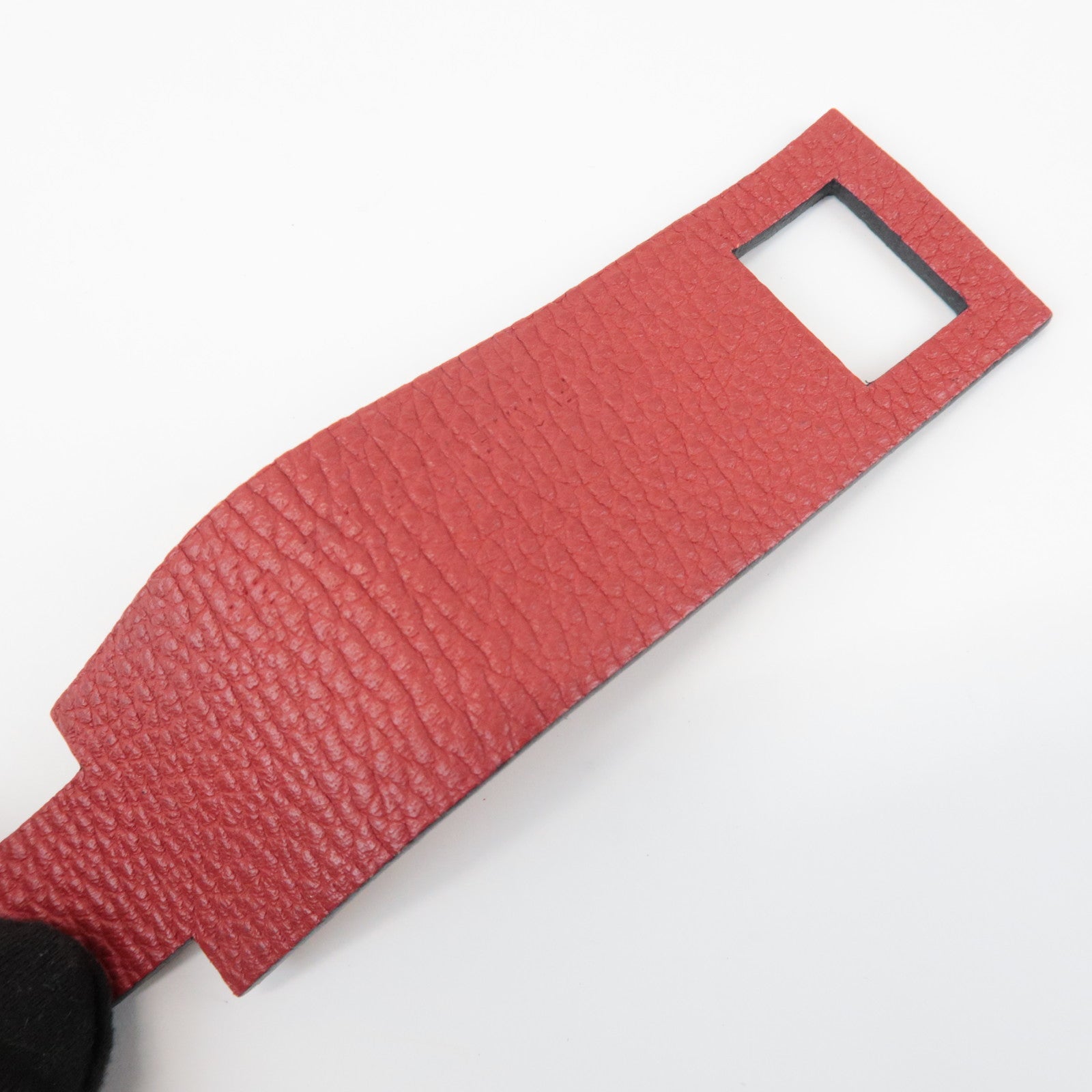 HERMES Veau Epsom Togo Leather Petit H Horse Baggage Tag Bordeaux