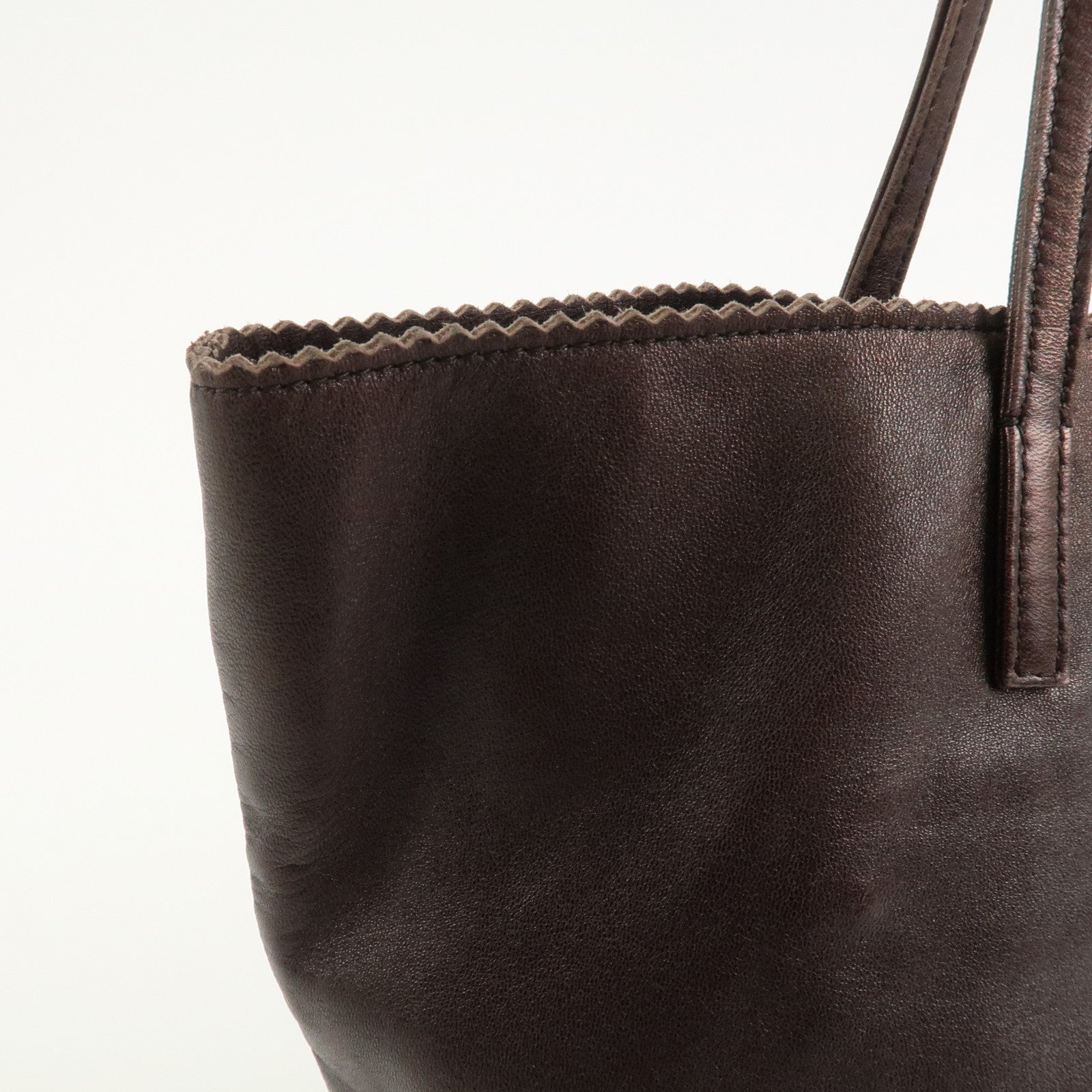 LOEWE Anagram Nappa Leather Aura Tote Bag Shoulder Bag Brown