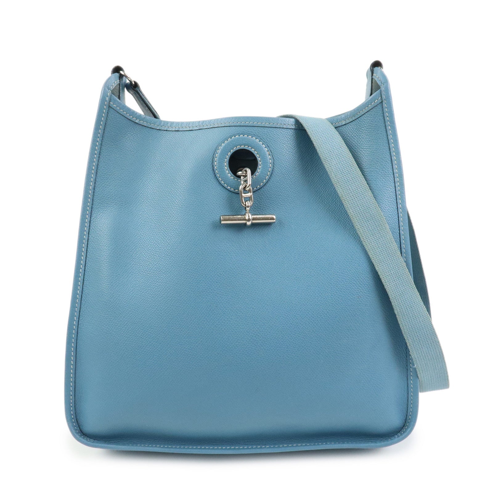 HERMES Vespa PM Veau Epsom Leather Shoulder Bag J Stamped