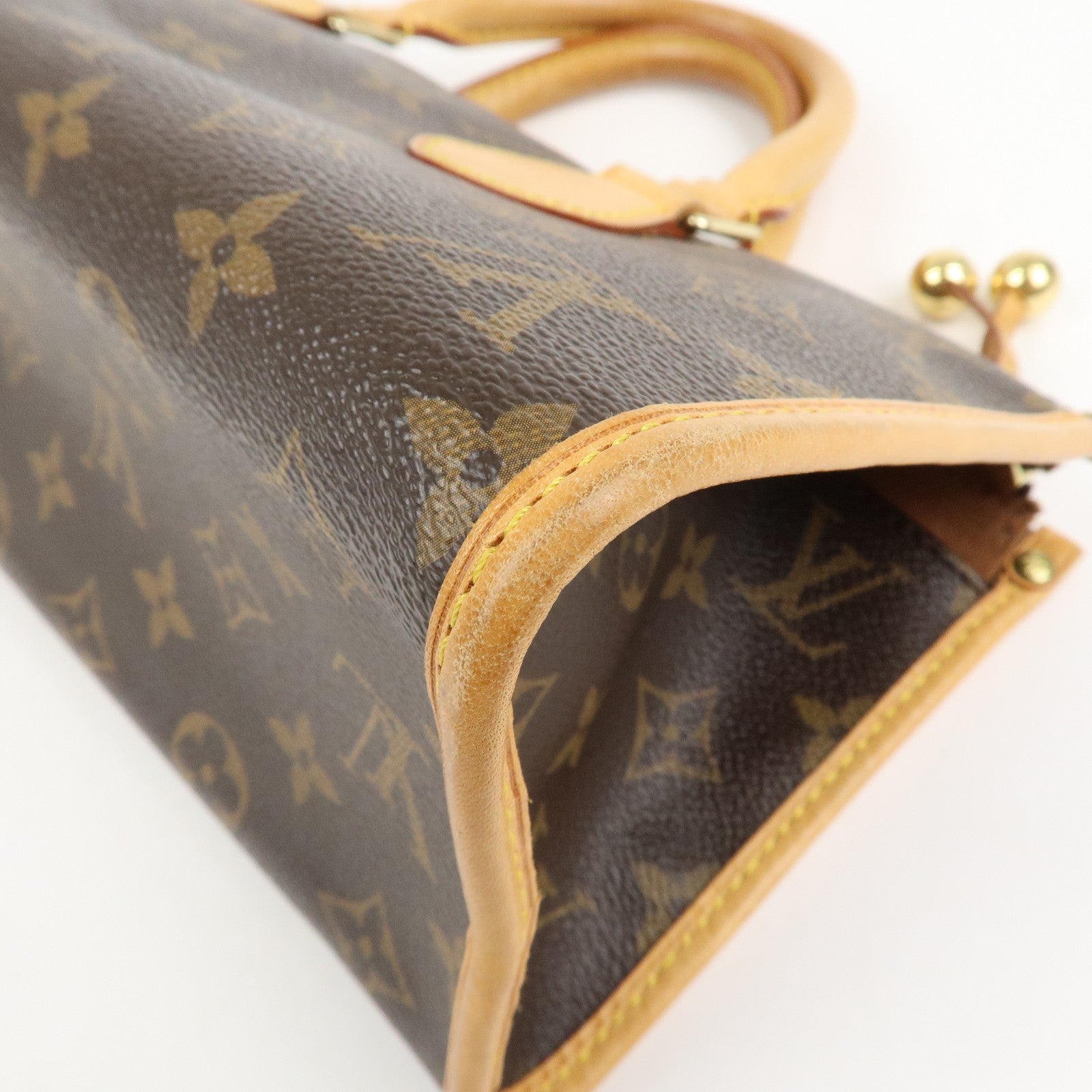 Louis Vuitton Monogram Popincourt Hand Bag Brown M40009