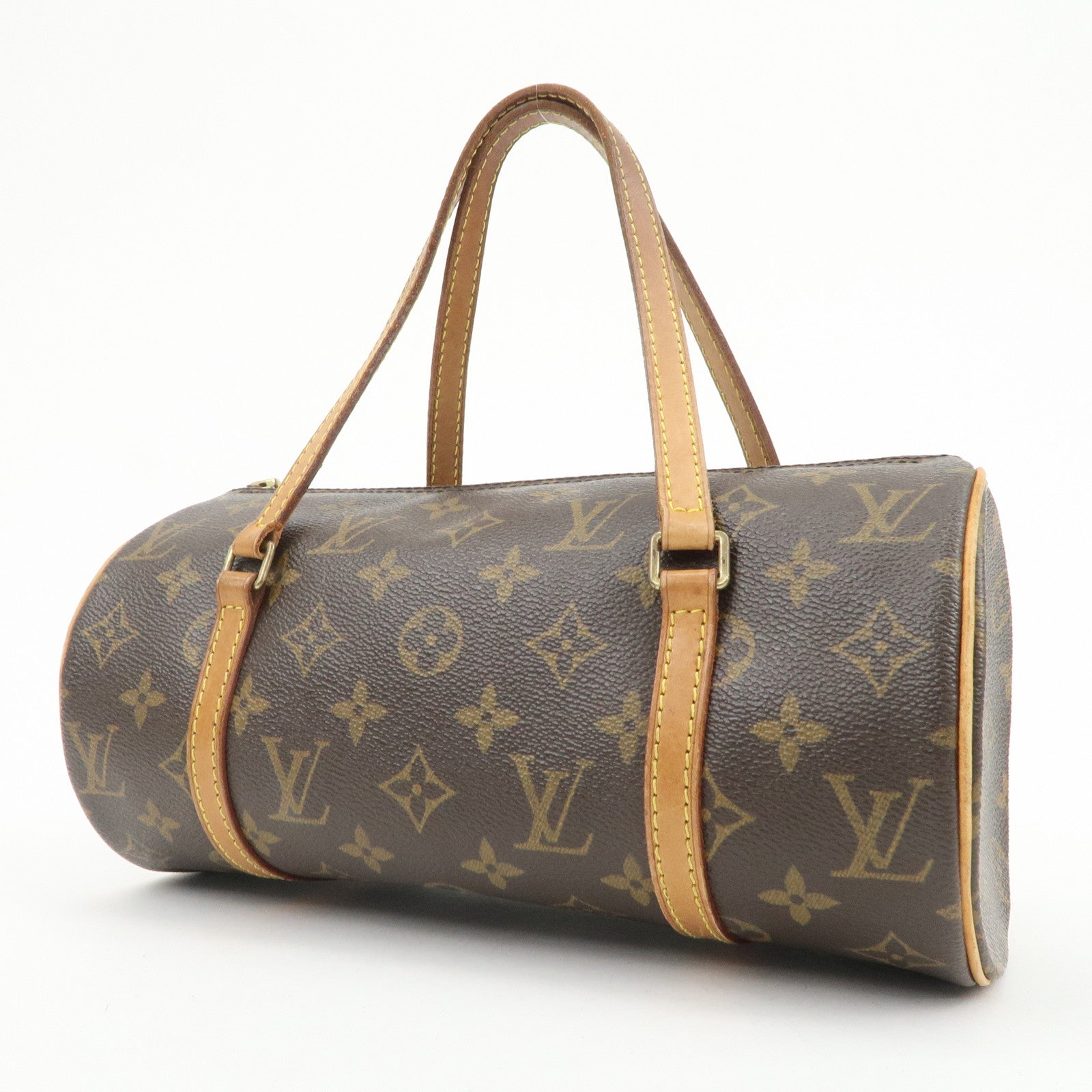 Louis Vuitton Monogram Papillon 26 Hand Bag Brown M51386