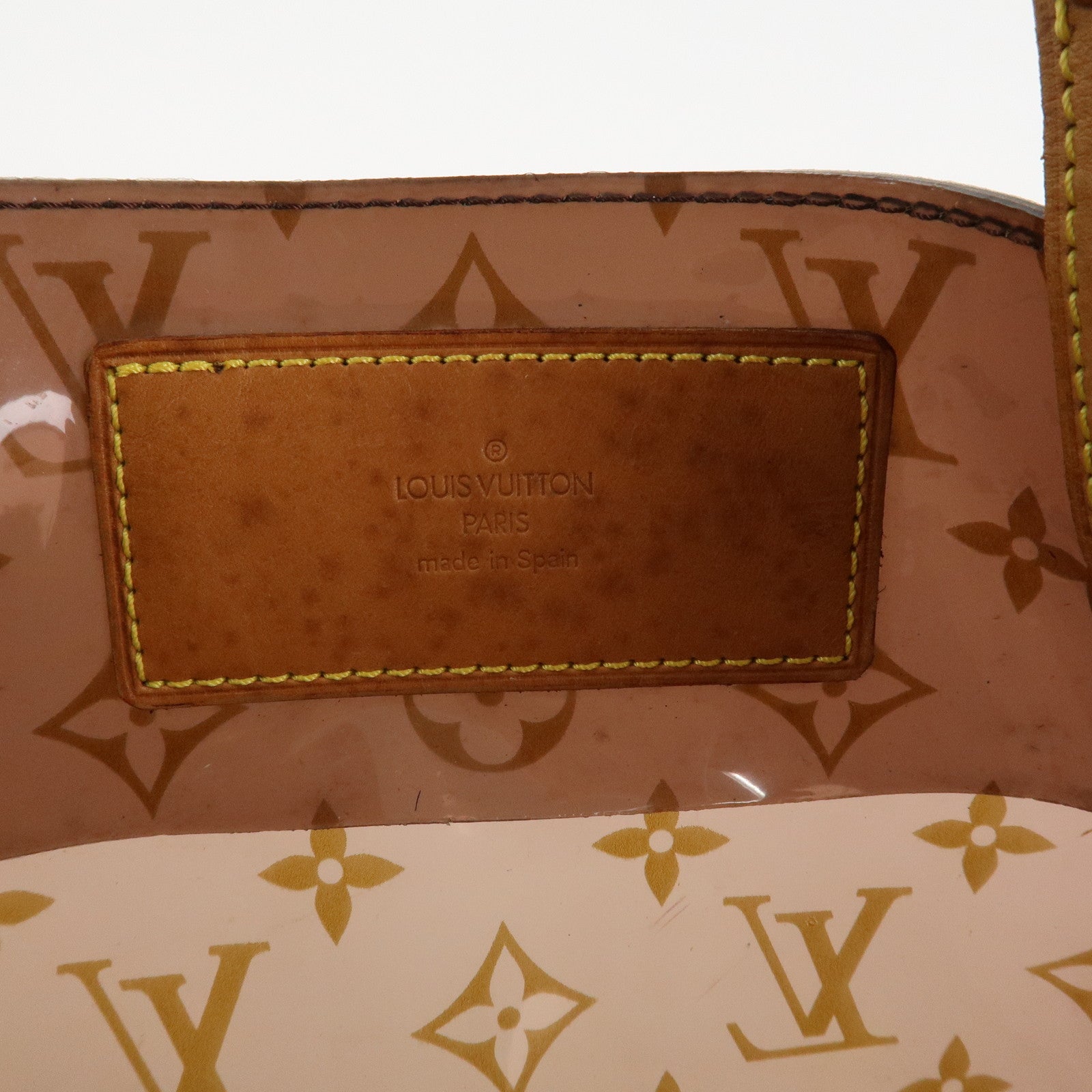 Louis Vuitton Monogram Cabas Cruise Vinyl Tote Bag Brown M50500 Used