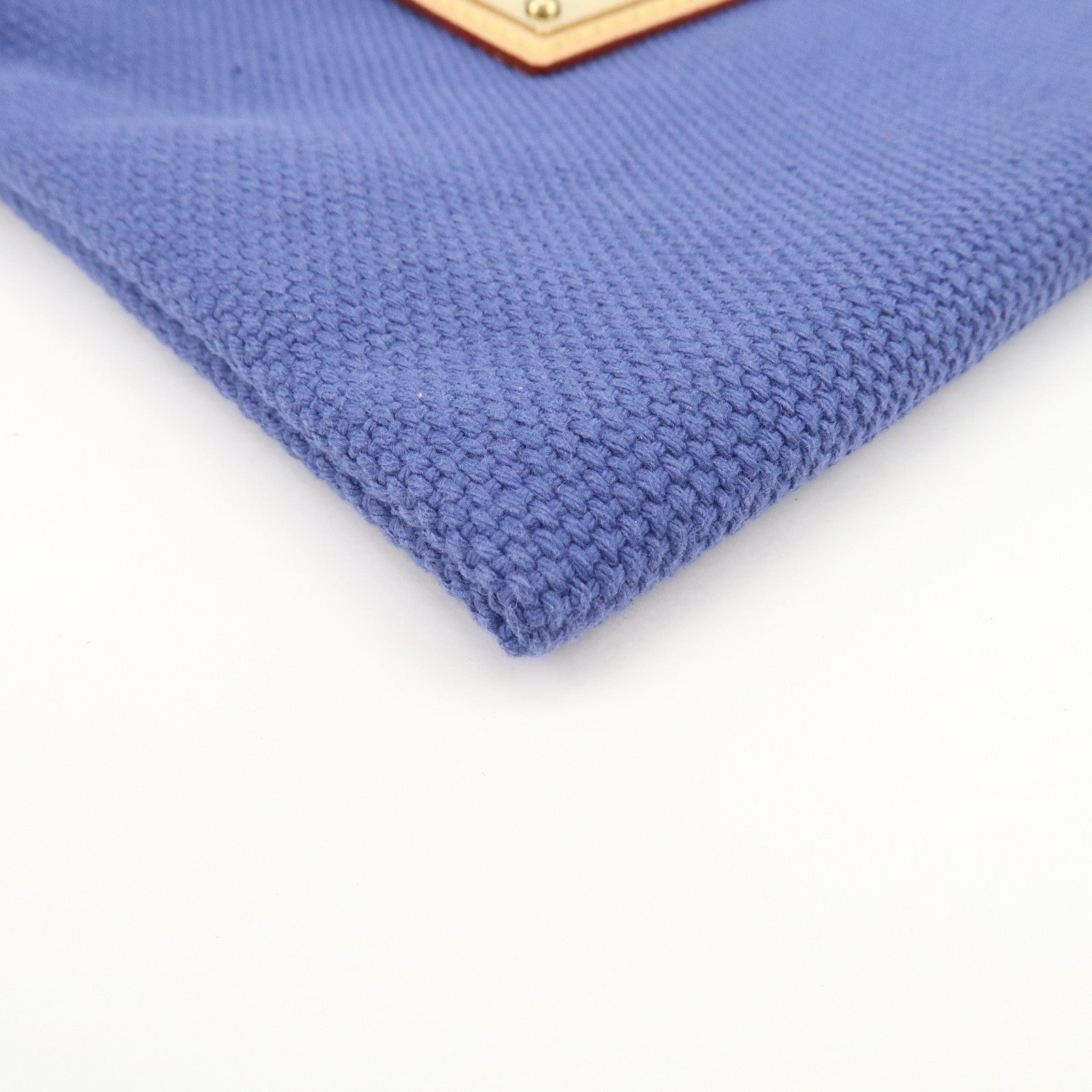 Louis Vuitton Antigua Canvas Nume Leather Pochette Plate PM M40067